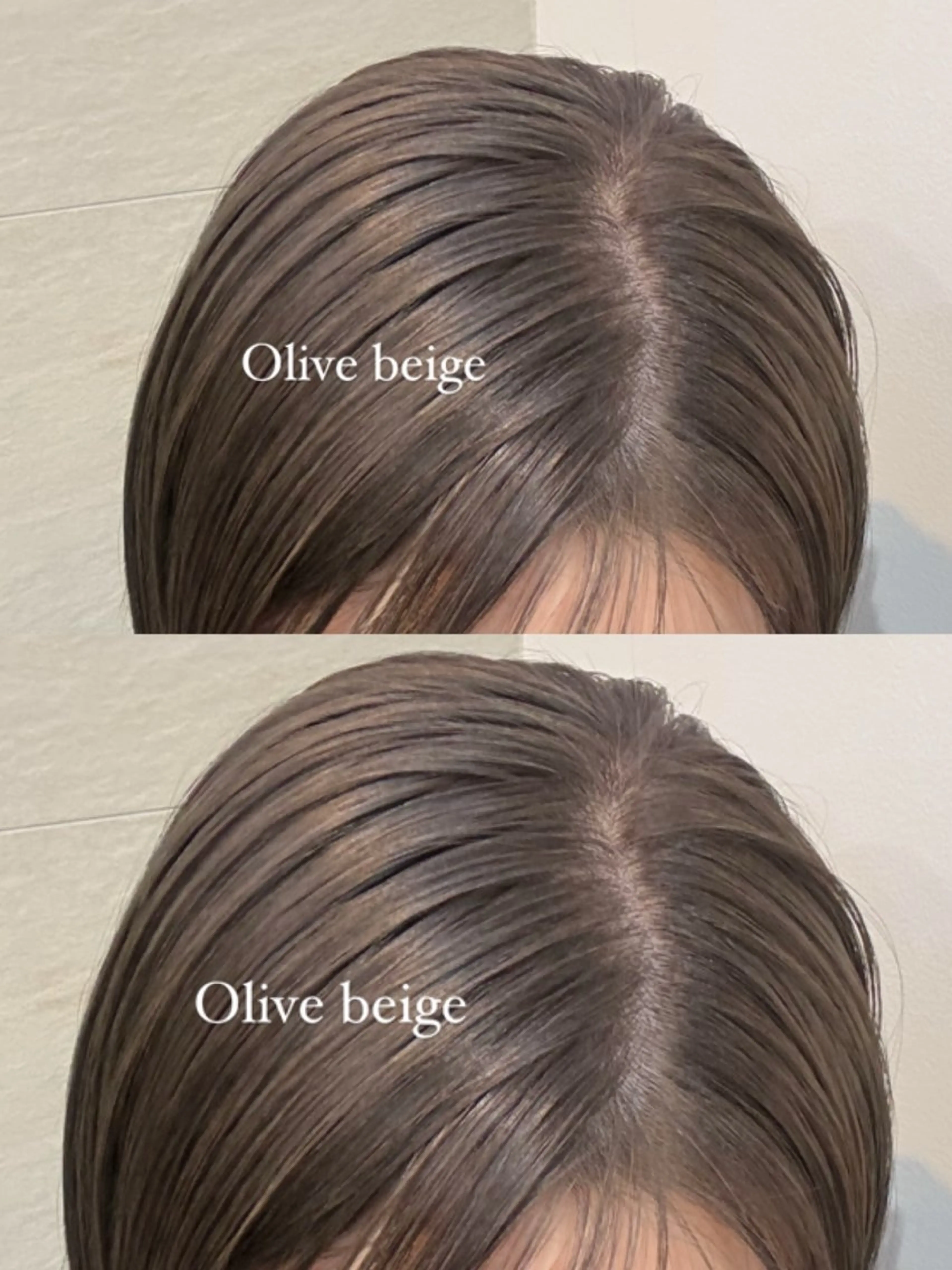 セミロング ラベンダーベージュ 透明感カラー🤎/ ツヤカラー/さくらのヘアスタイル