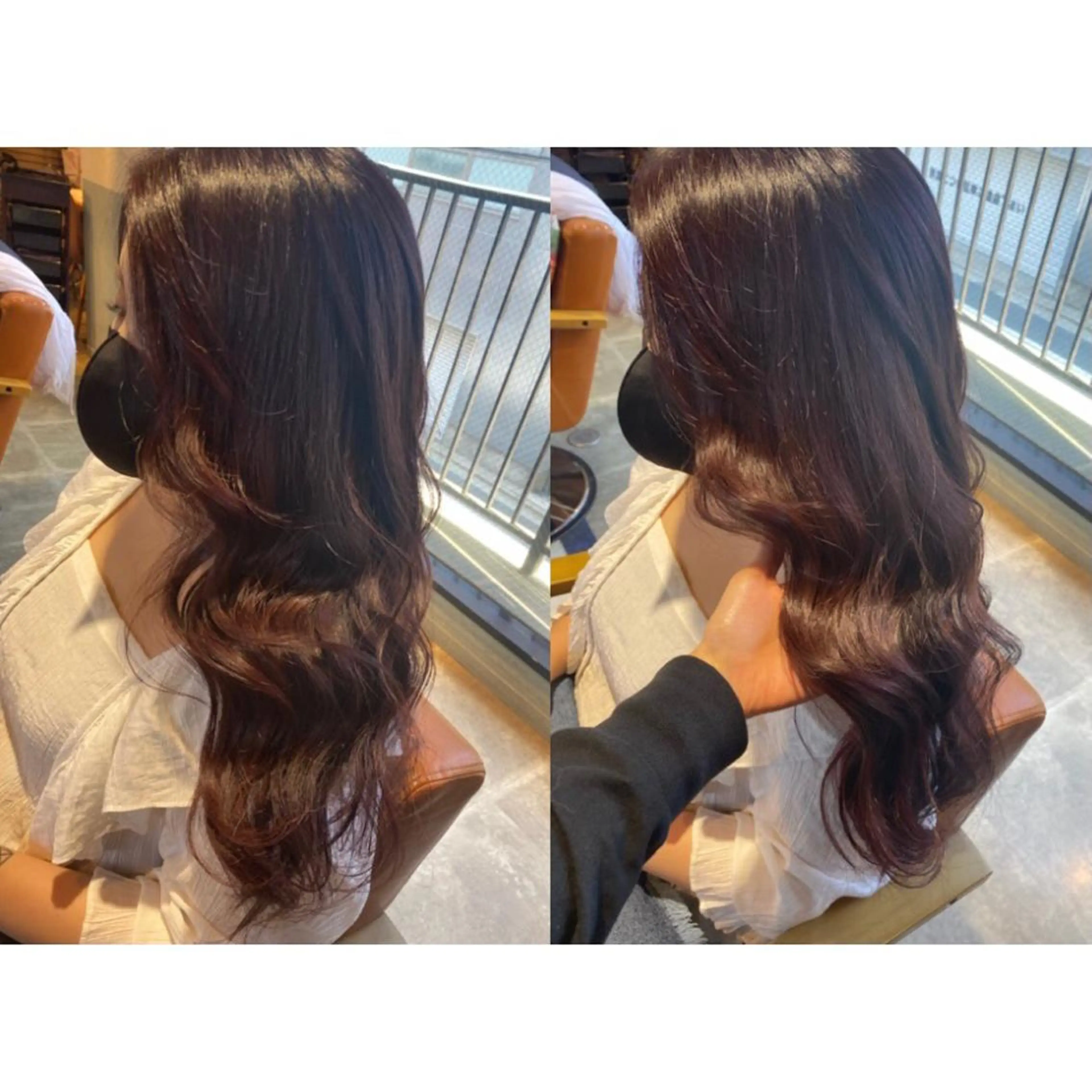 カラー ブラウンカラー レッドカラー カット ヘアカラー トリートメント 🐻結んで可愛い hair EMI🐻のヘアスタイル