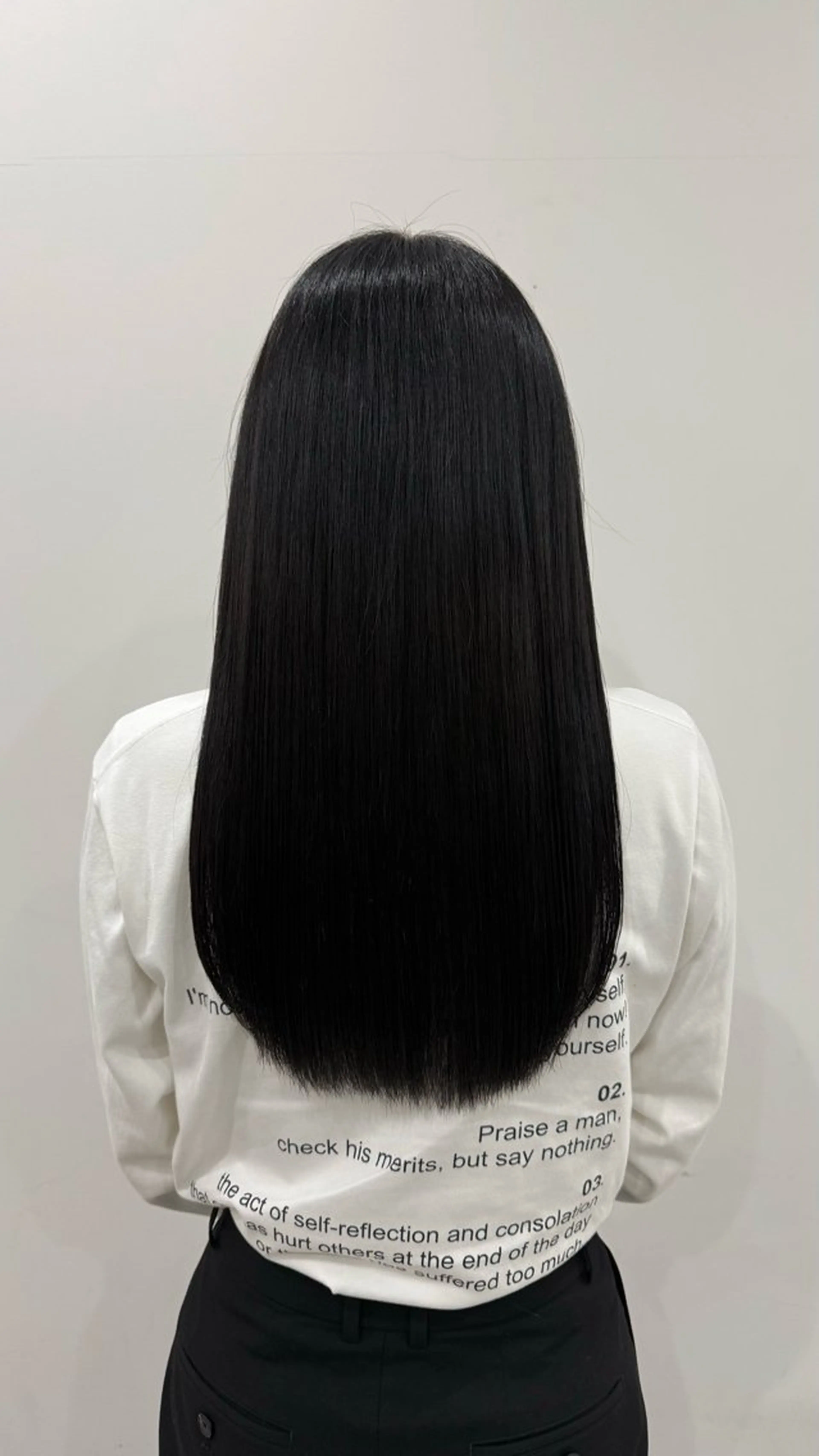 ロング カット トリートメント ニシザカ マナのヘアスタイル