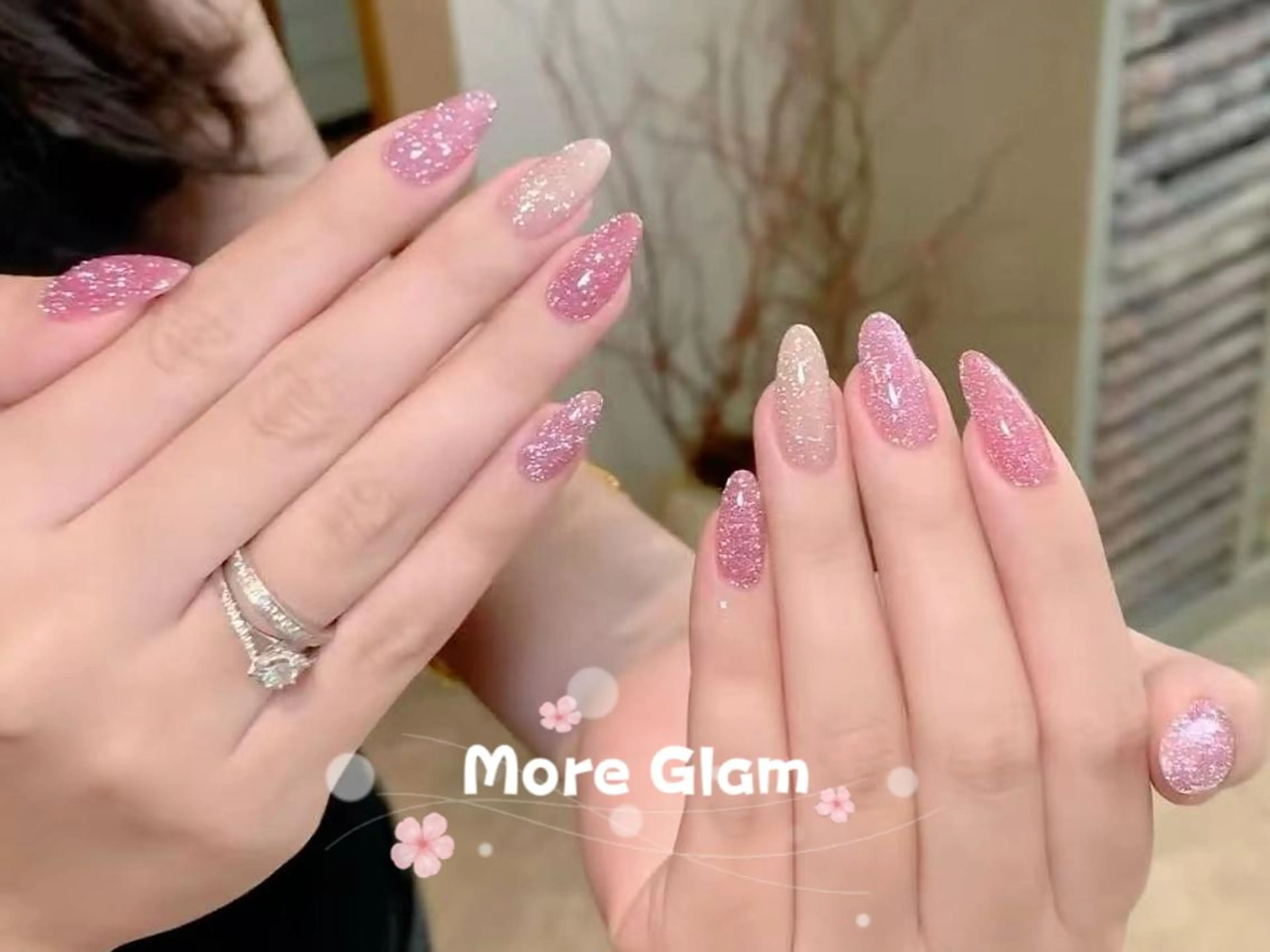 ネイル 韓国ネイル オフィスネイル ネイルチップ More Glam 池袋東口店のネイルデザイン