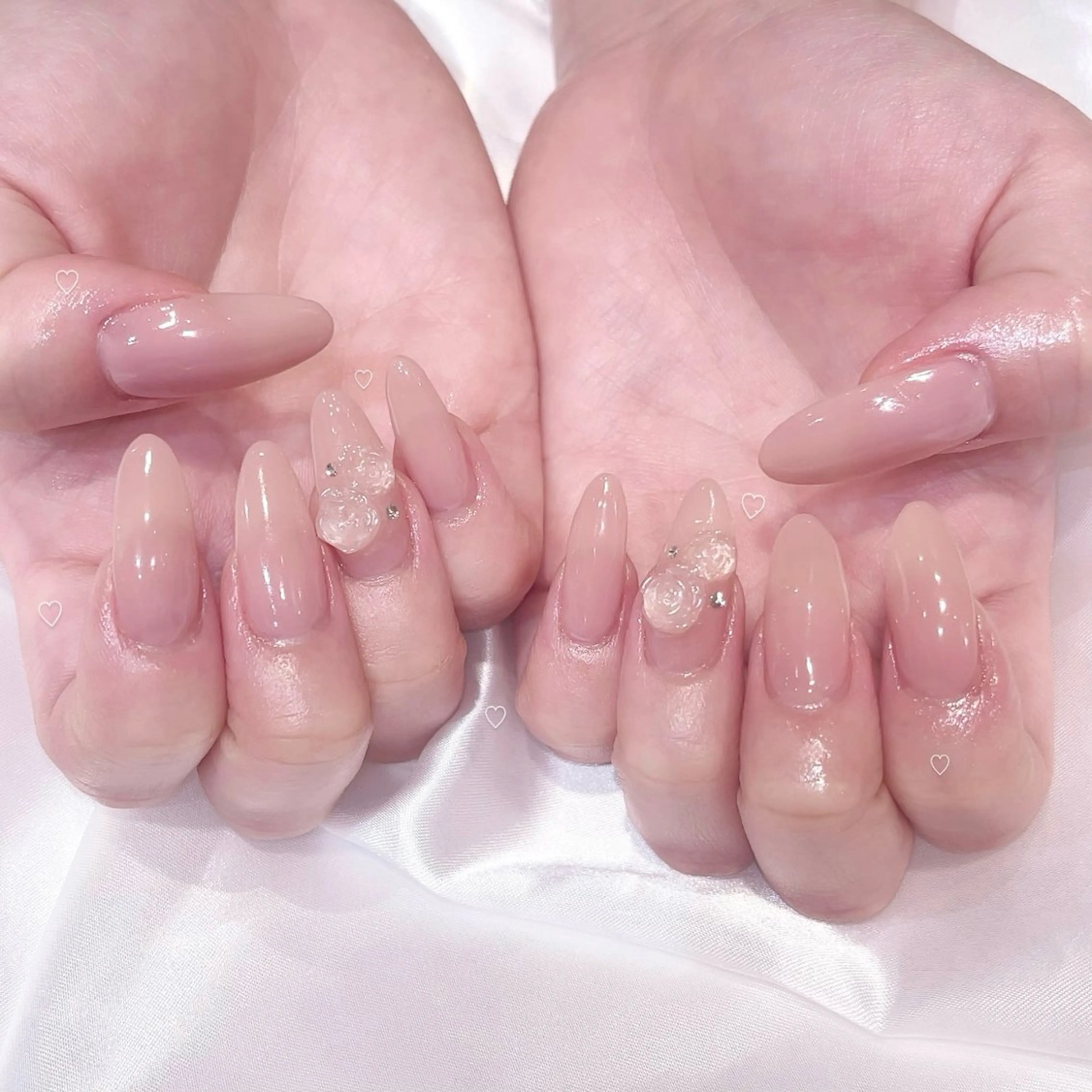 ネイル ストーンネイル aoi ♡のネイルデザイン