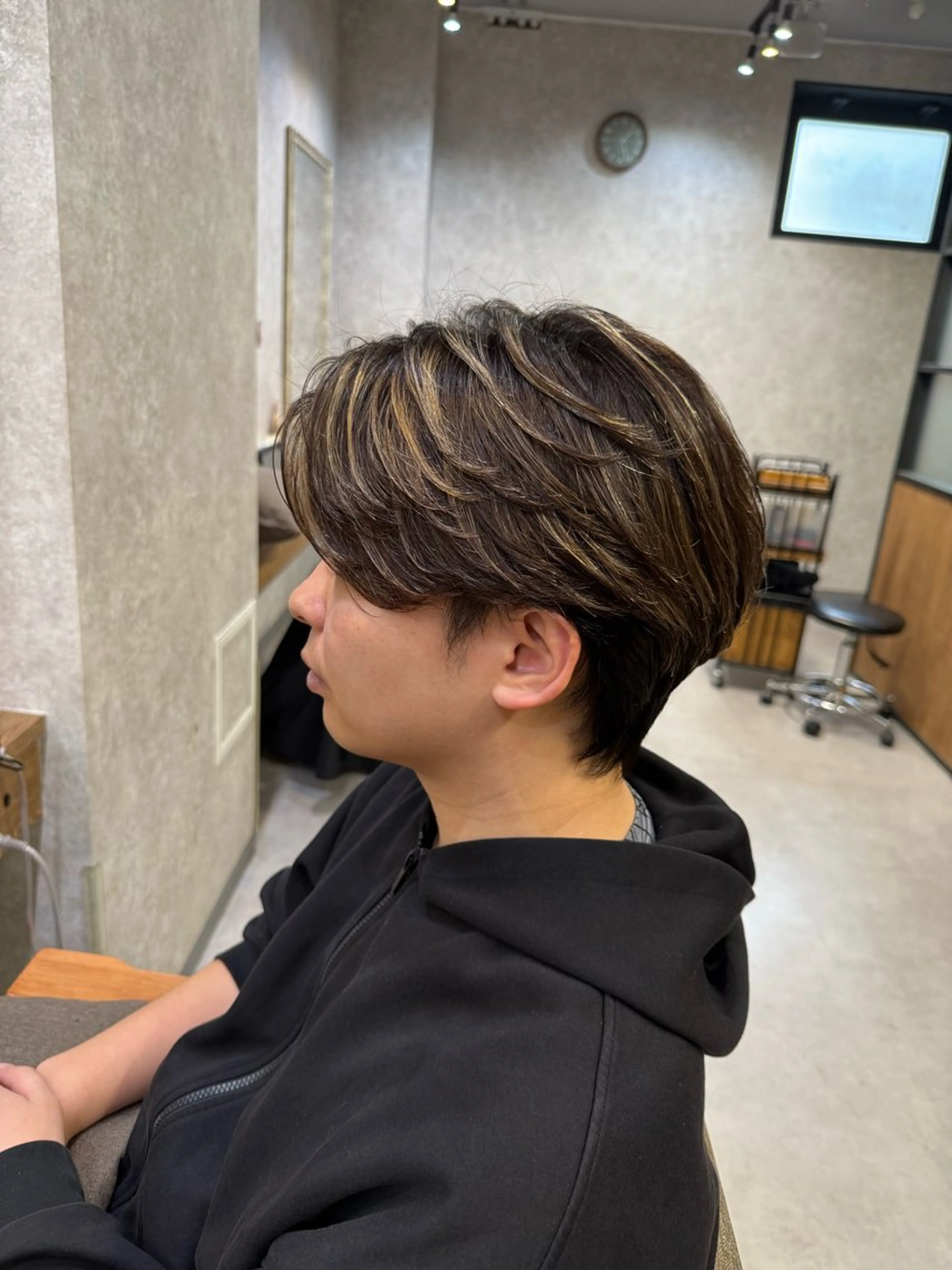 ショート カット パーマ 髪質改善/縮毛矯正 /メンズ/佐澤りょうのヘアスタイル