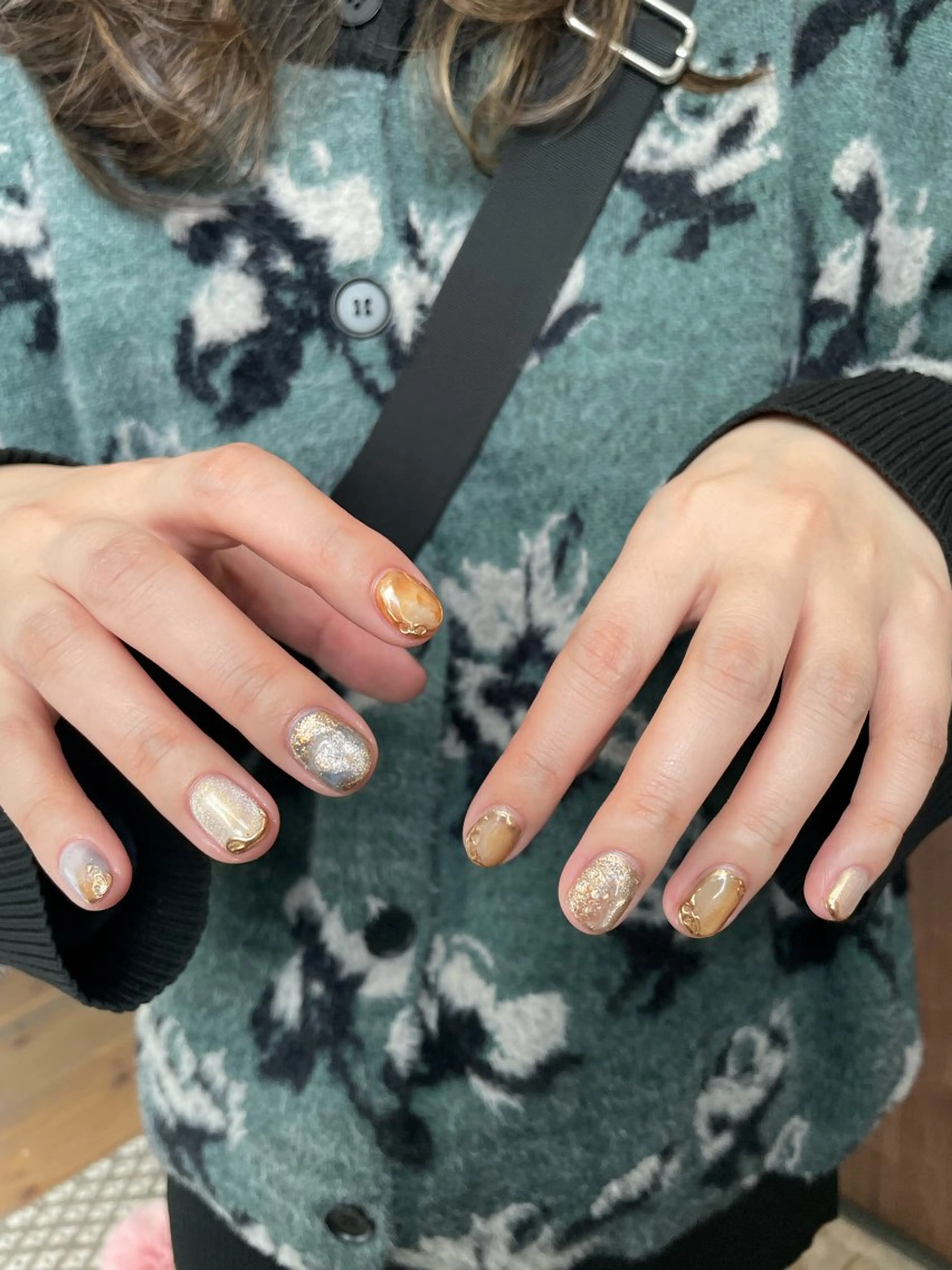 ネイル ハンドネイル 甲府市徳行 🧸prunelleのネイルデザイン