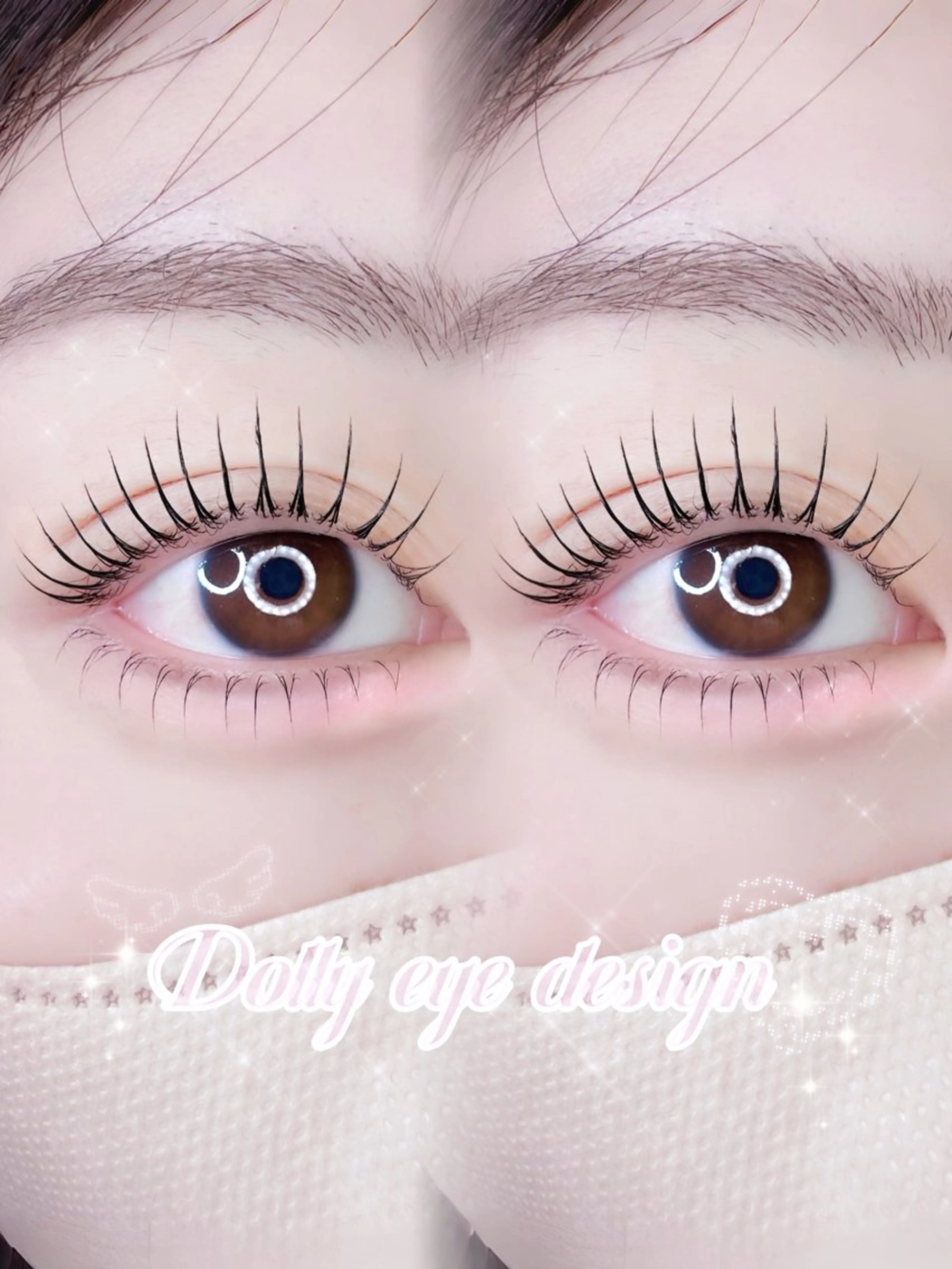 マツエク・マツパ ナチュラル 下まつげエクステ 一重×まつ毛パーマ Ange.アンジュ 平本咲来のマツエク・マツパデザイン