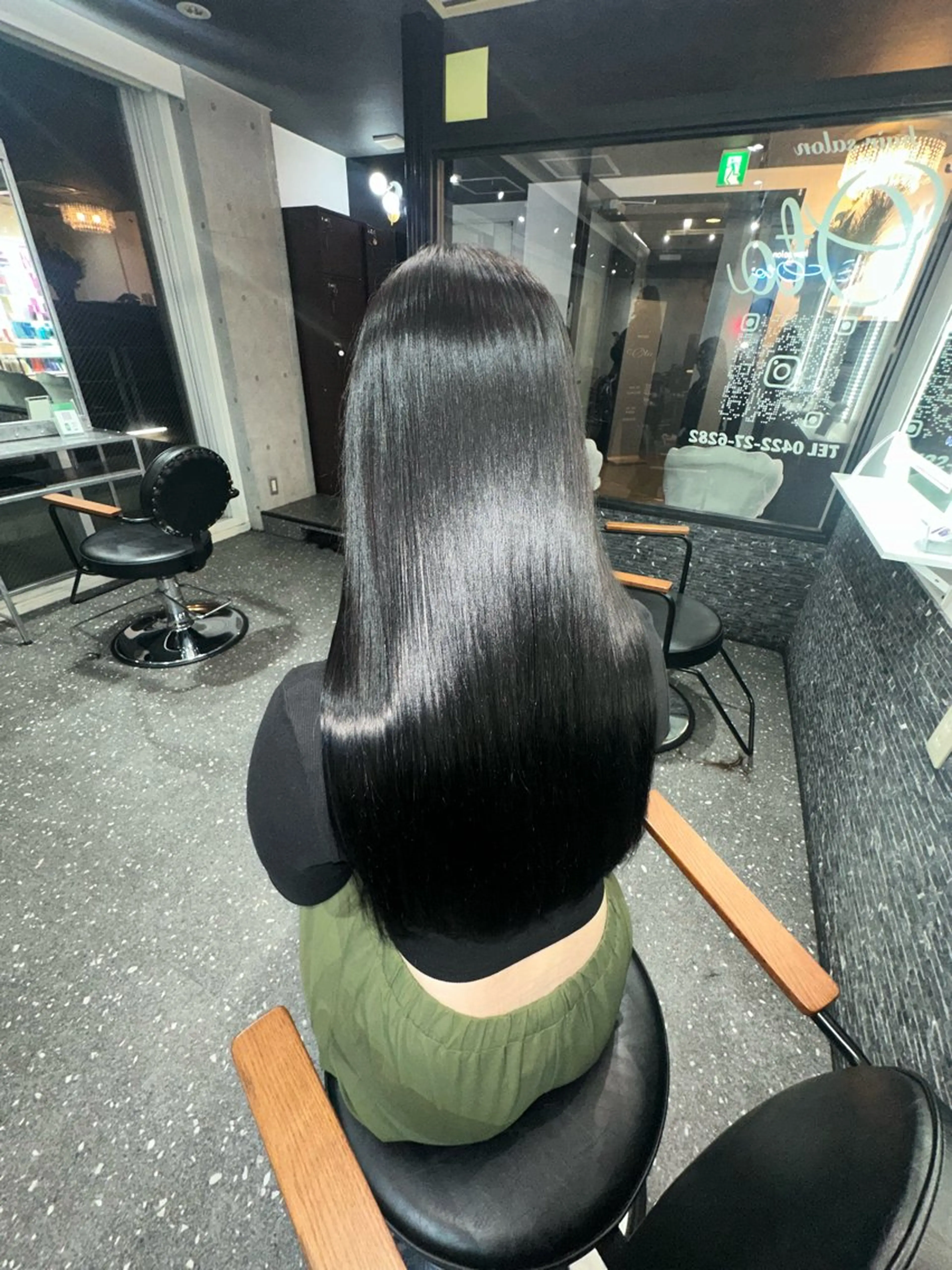 ロング カラー パーマ カット ヘアカラー 縮毛矯正 トリートメント 髪質改善⭐️縮毛矯正 中野⭐️Rinaのヘアスタイル