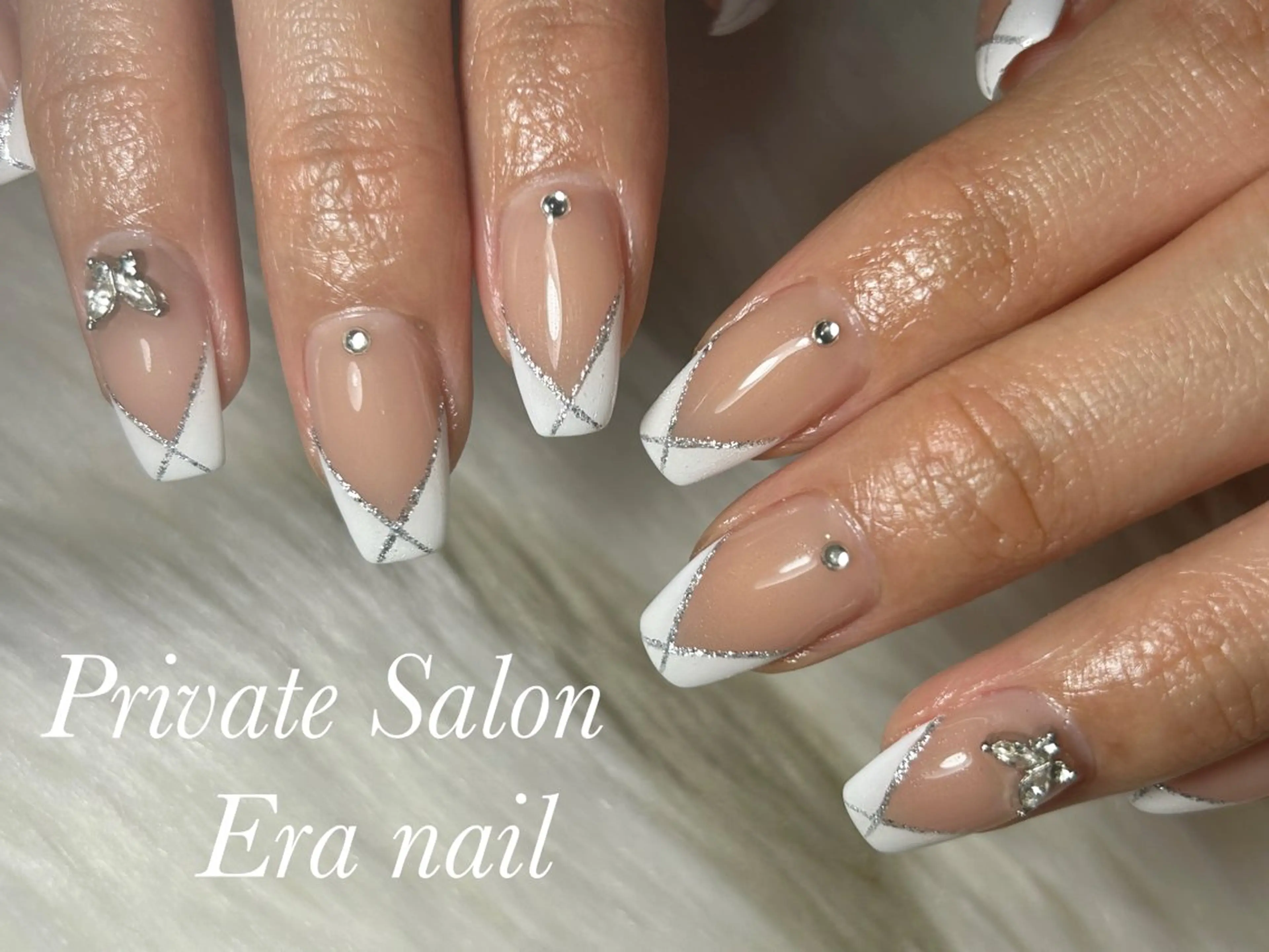 ネイル フレンチネイル ハンドネイル Era nailのネイルデザイン