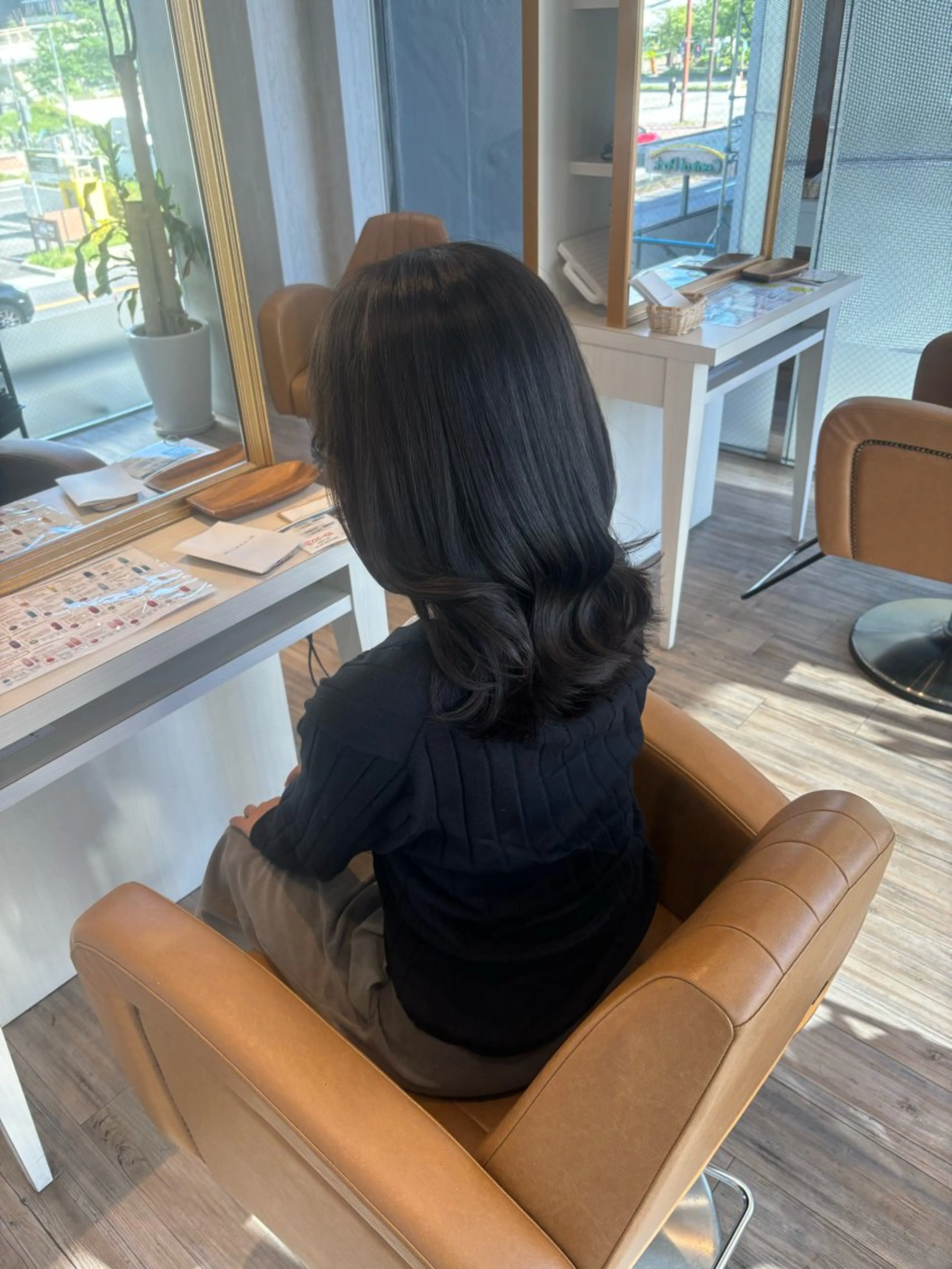 セミロング カラー ヘアカラー トリートメント yui🥀/ボブ /ブリーチなしカラーのヘアスタイル