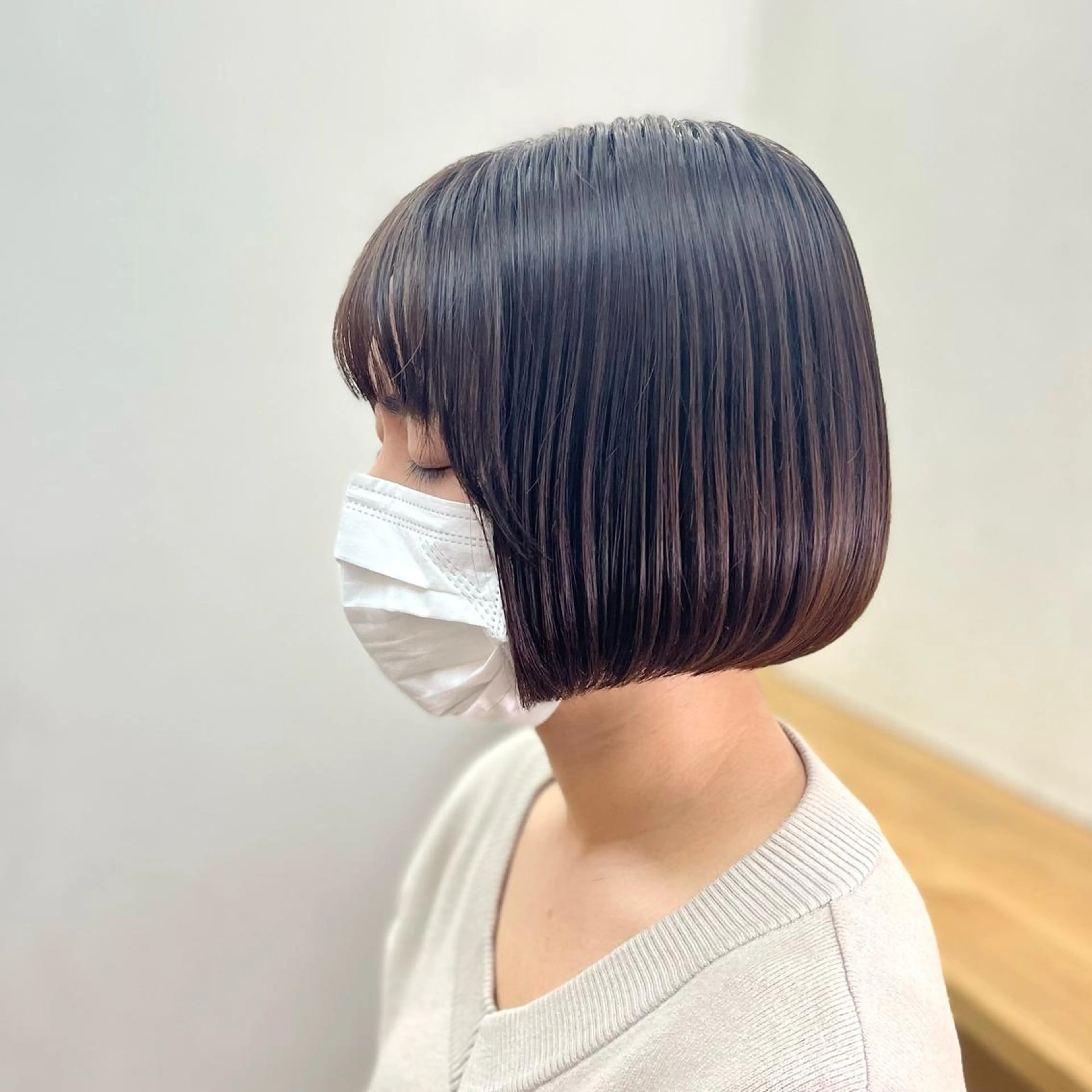 ショート ボブ 冨田 豊のヘアスタイル