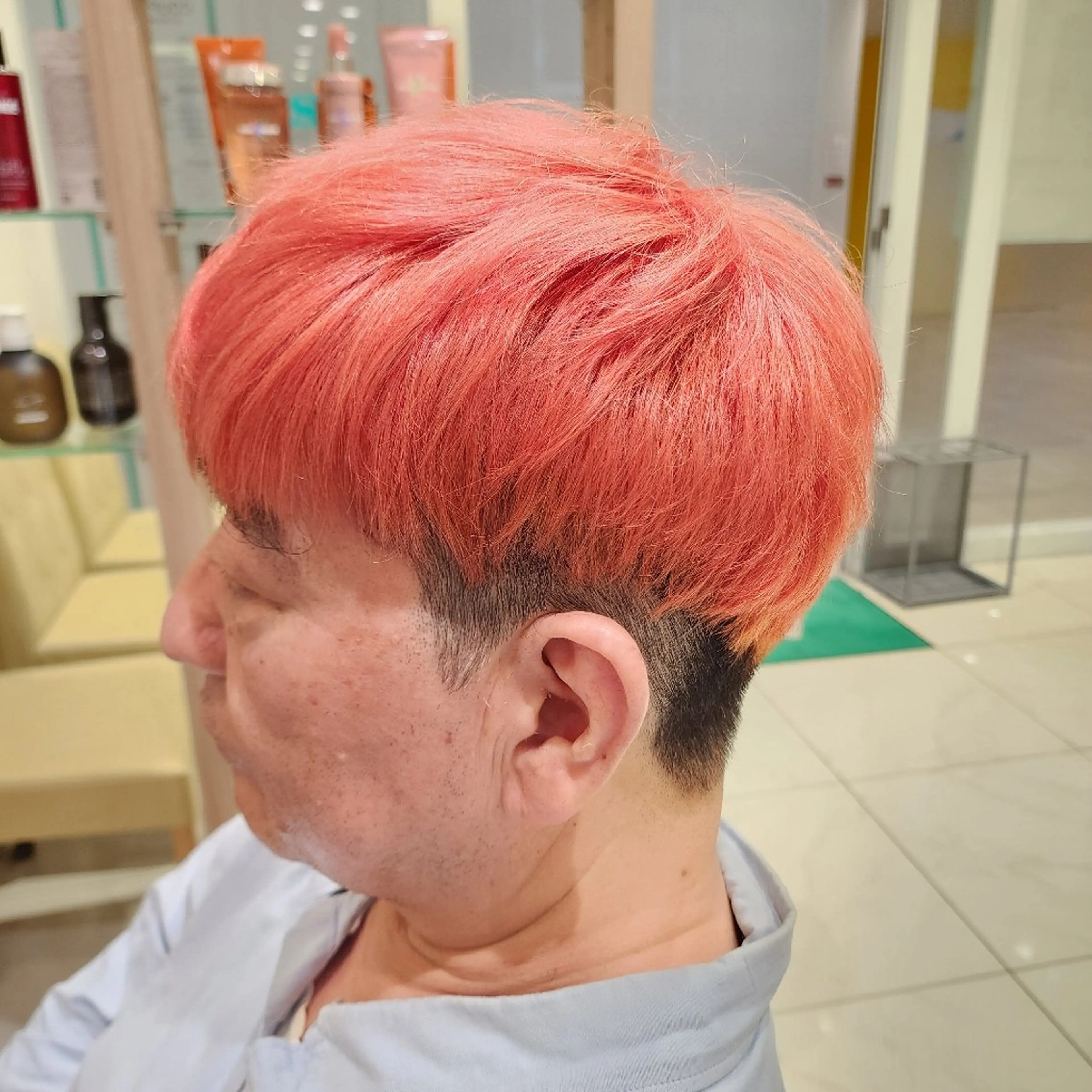 ショート カラー ブリーチ ピンクカラー 髪質改善 ショートヘア カラー特化🔥中村 和貴＜Ash津田沼＞のヘアスタイル