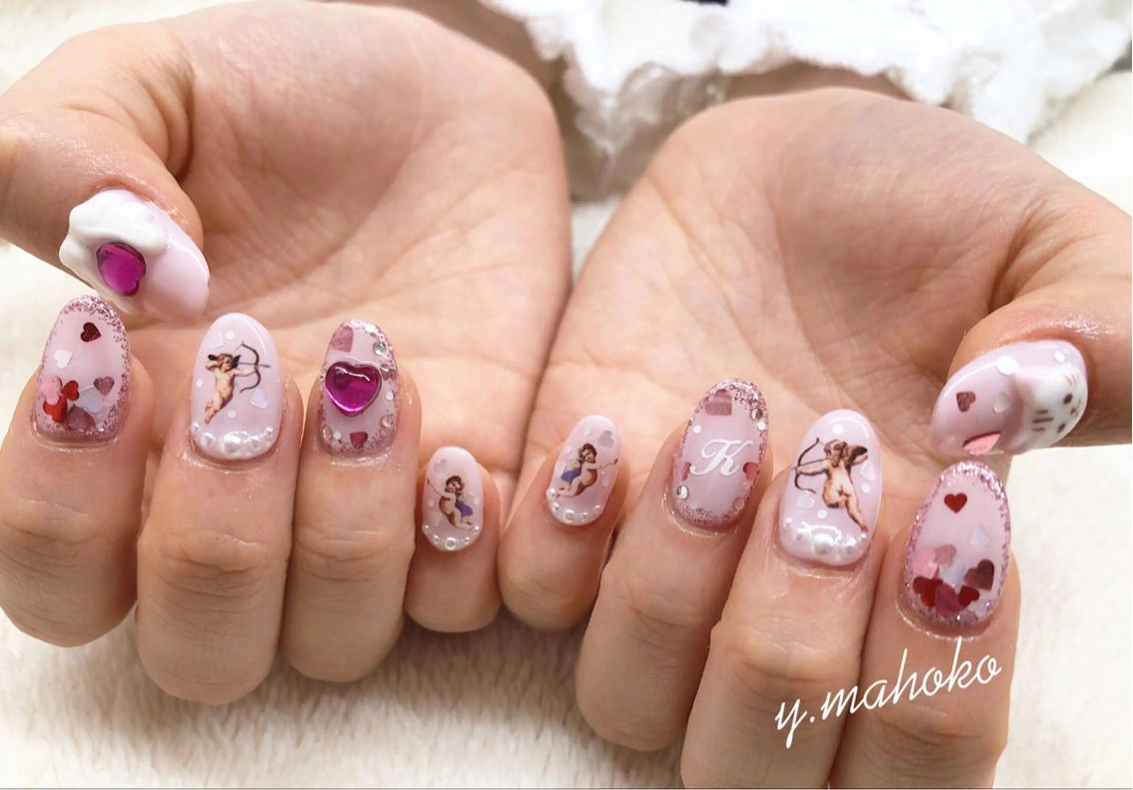 ネイル ハンドネイル She nail studio 原宿所属・パラジェル有/ スカルプ/mahoのネイルデザイン