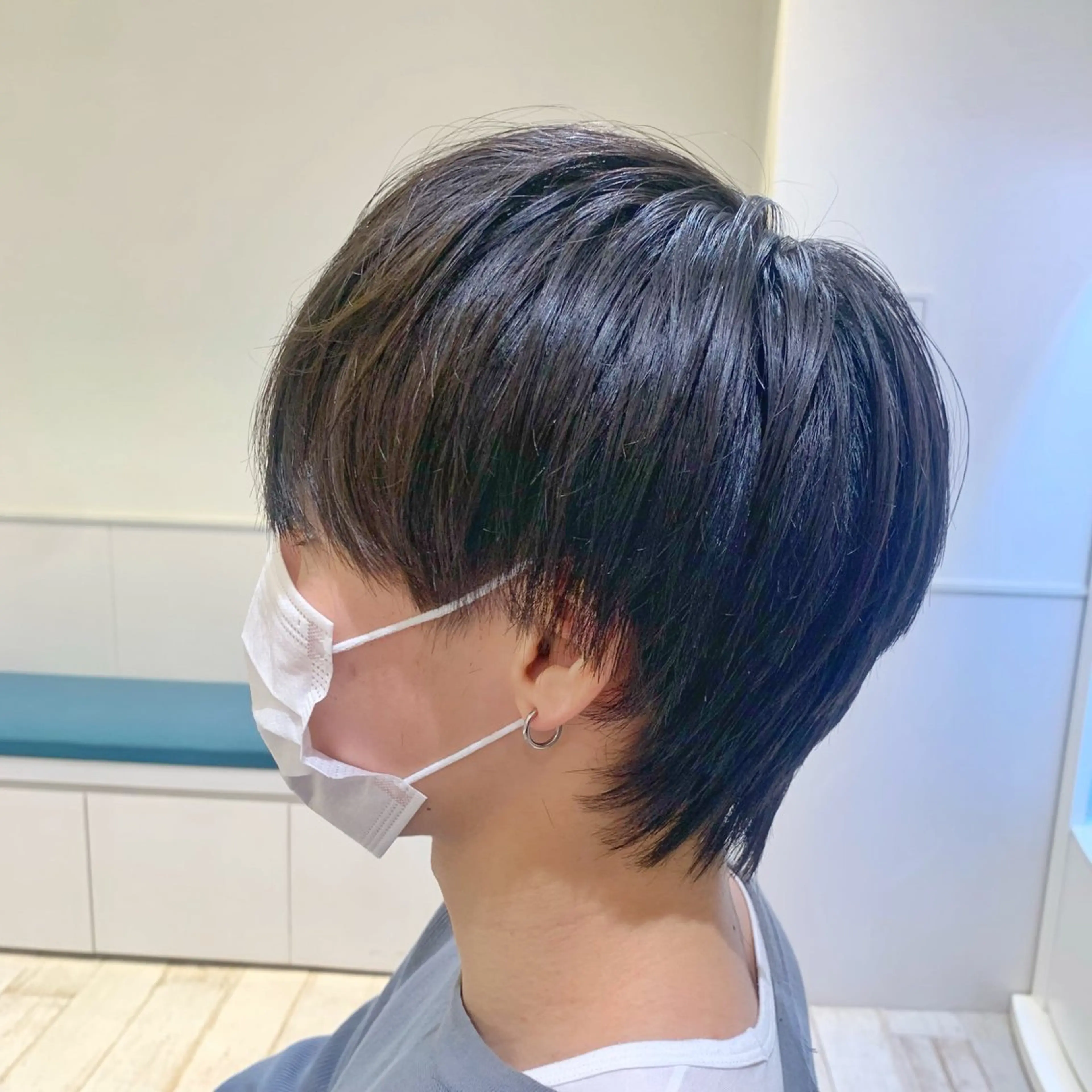 ミディアム メンズ 店舗指名No.1 吉岡　弘のヘアスタイル