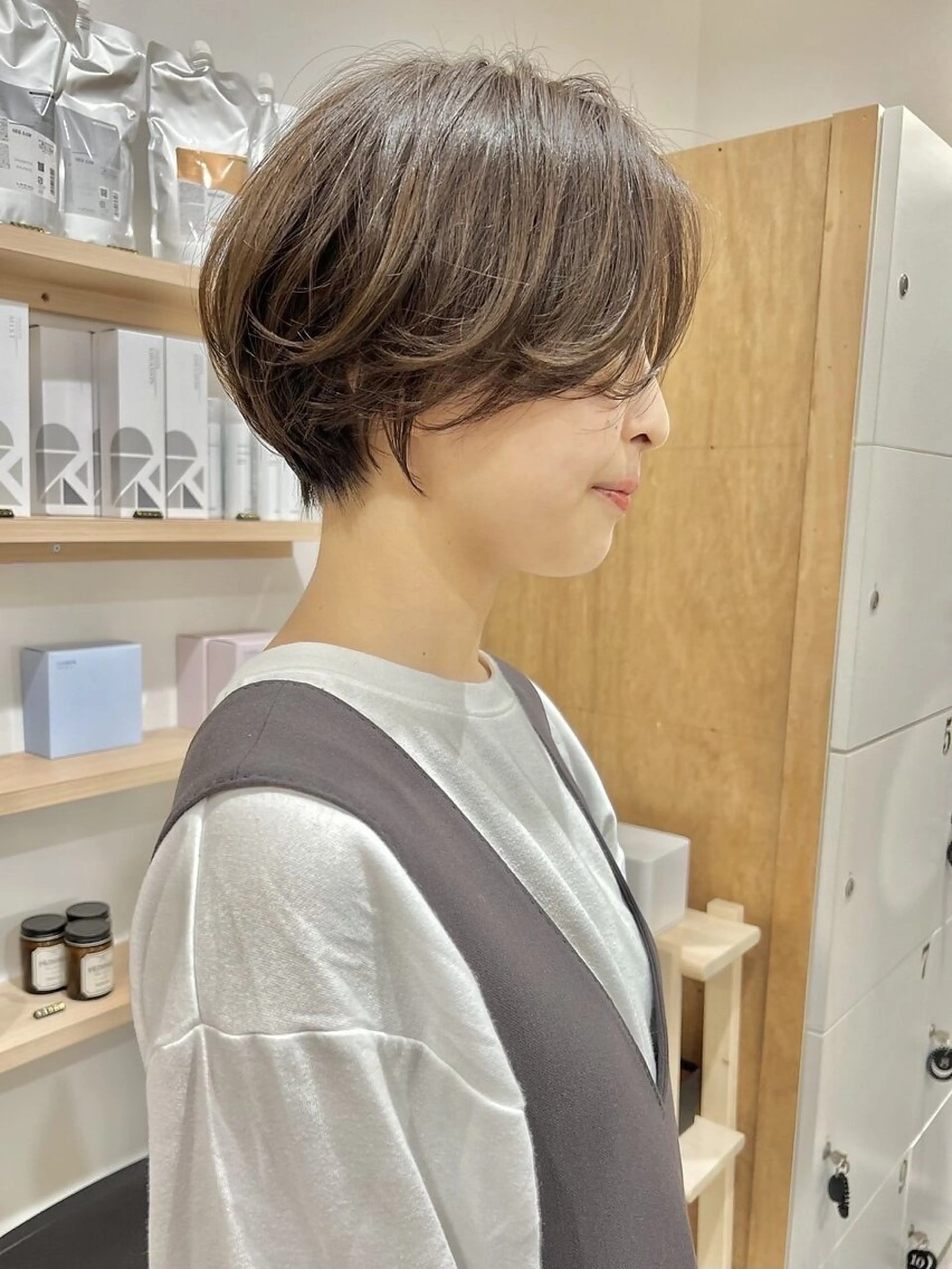 ショート 福井 茉菜美のヘアスタイル