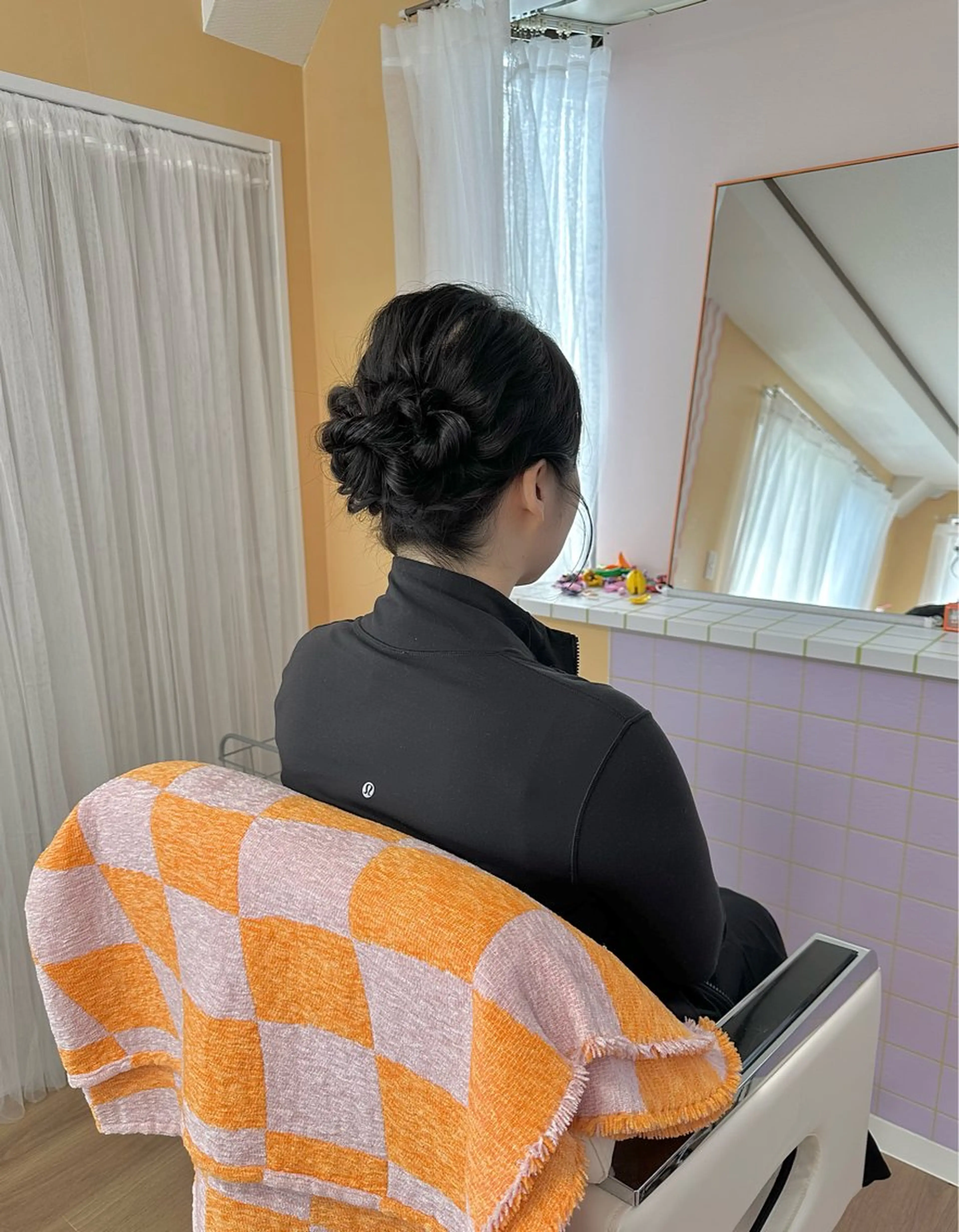ロング ヘアセット 黒川 麗のヘアスタイル