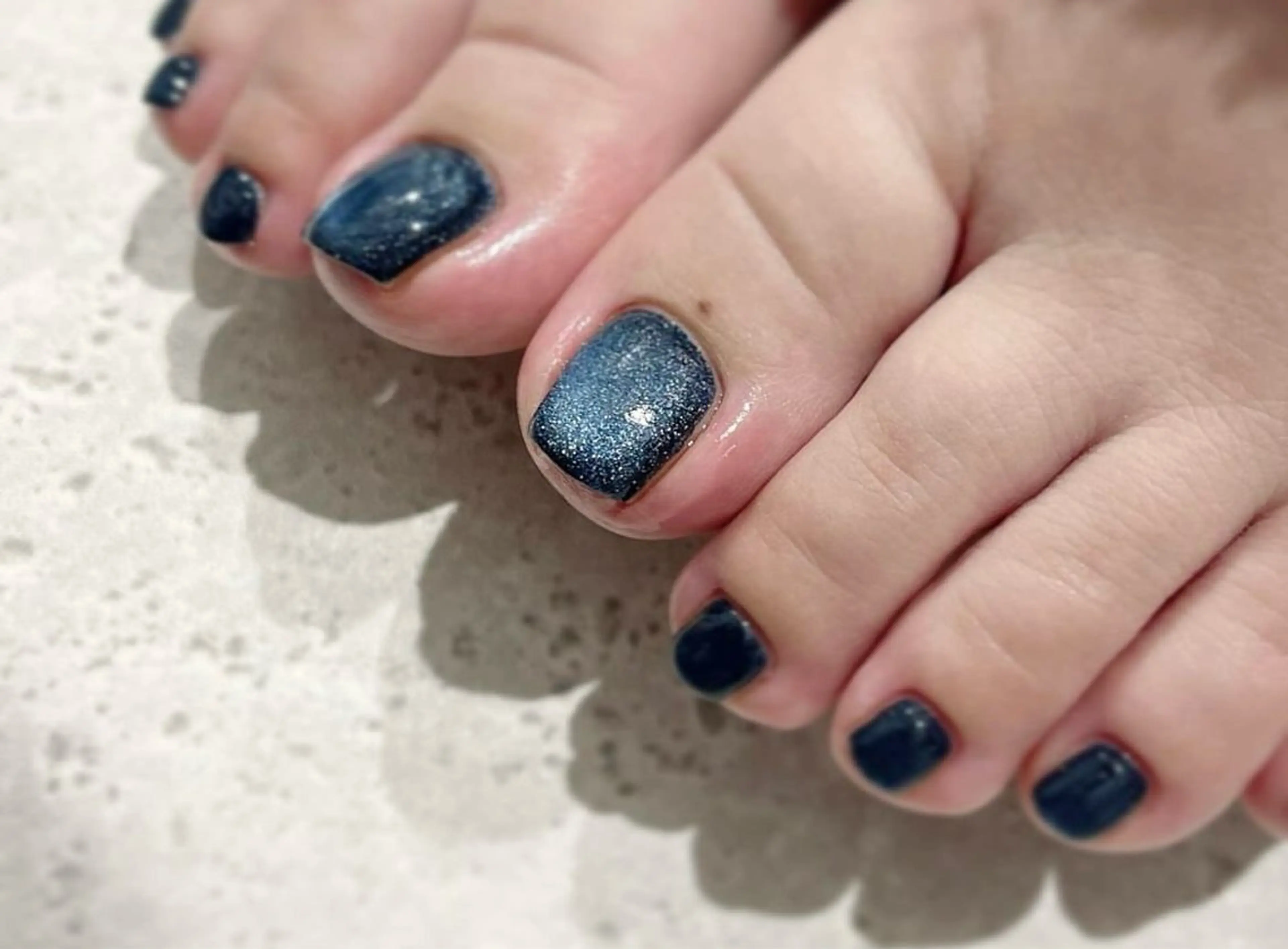 ネイル ブルー マグネットネイル nail salon etoileのネイルデザイン