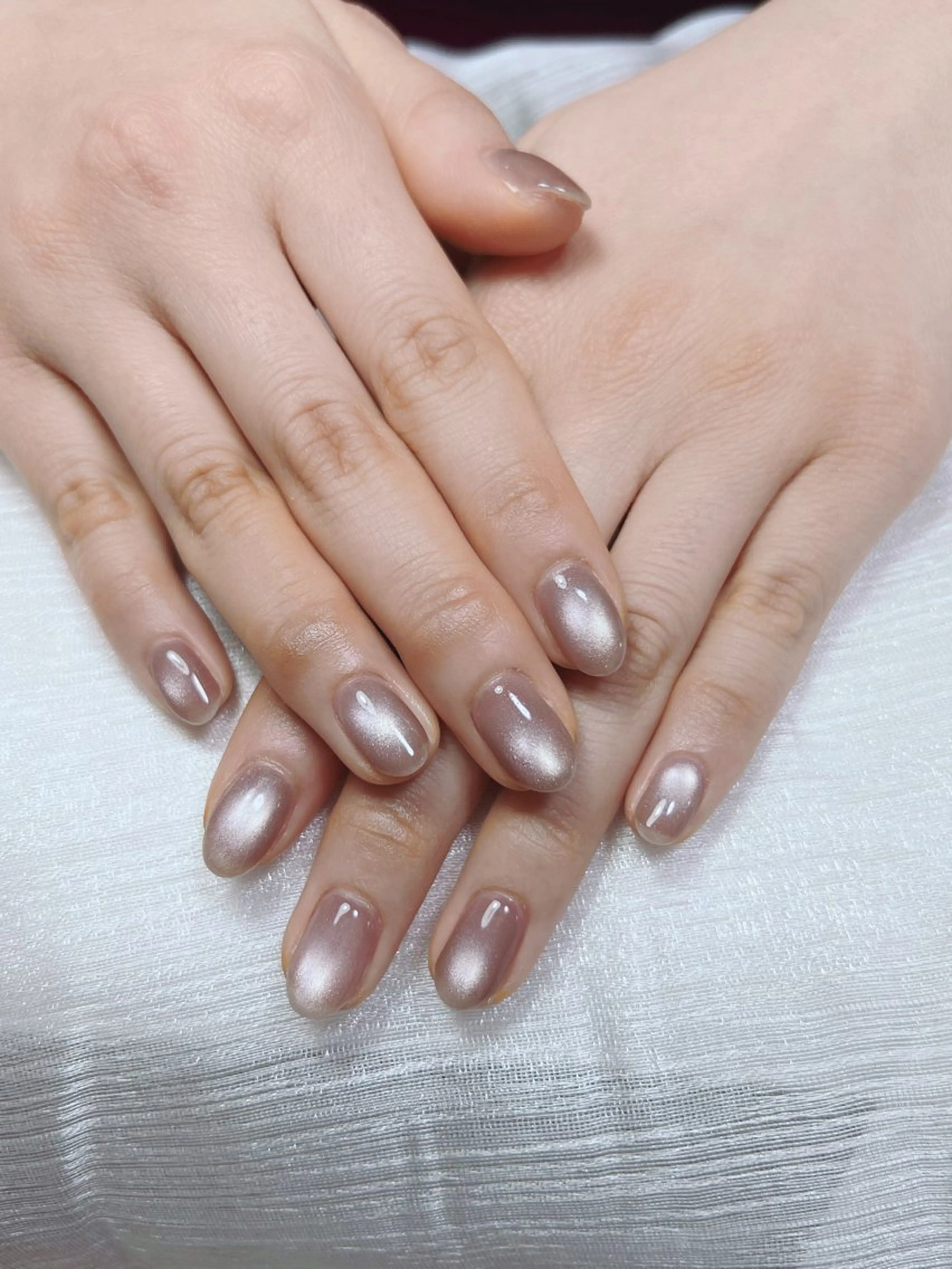 ネイル マグネットネイル マグネットワンカラー ワンカラーネイル merci ネイル Cocoのネイルデザイン