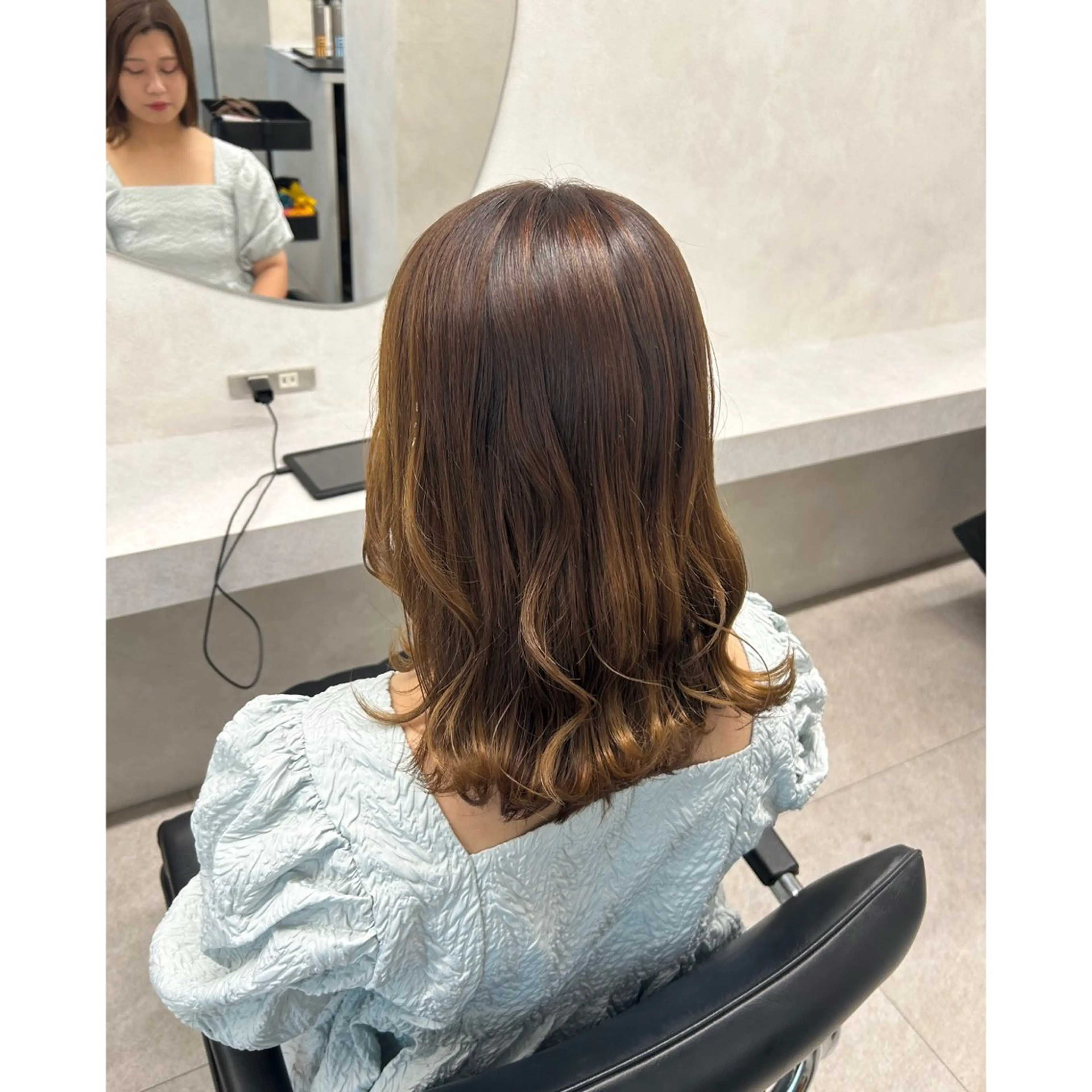 ミディアム ヘアセット 🎀HARU ボブ/ヘアセット🫧のヘアスタイル