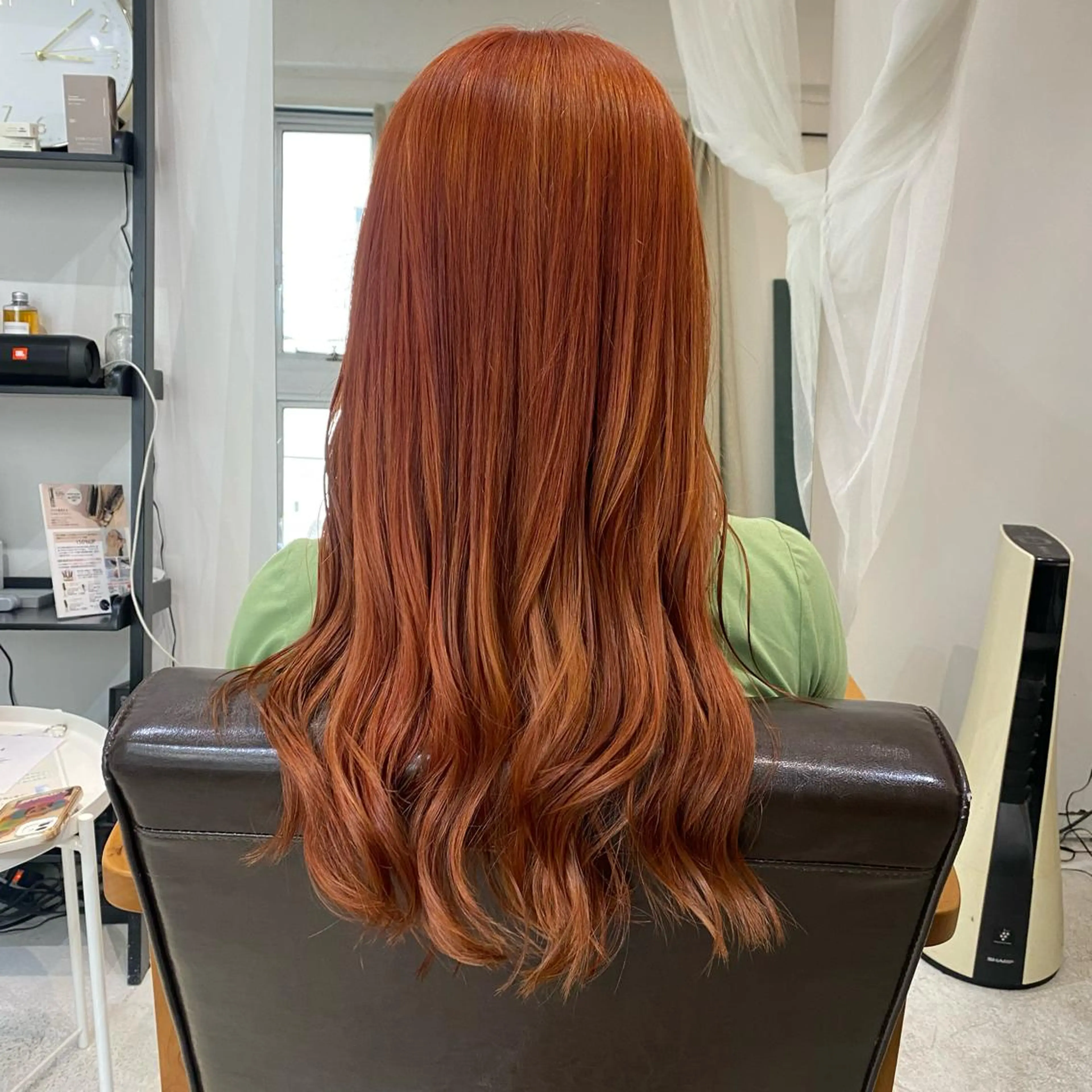 ロング カラー オレンジ 3日空きあり 🌟misatoのヘアスタイル