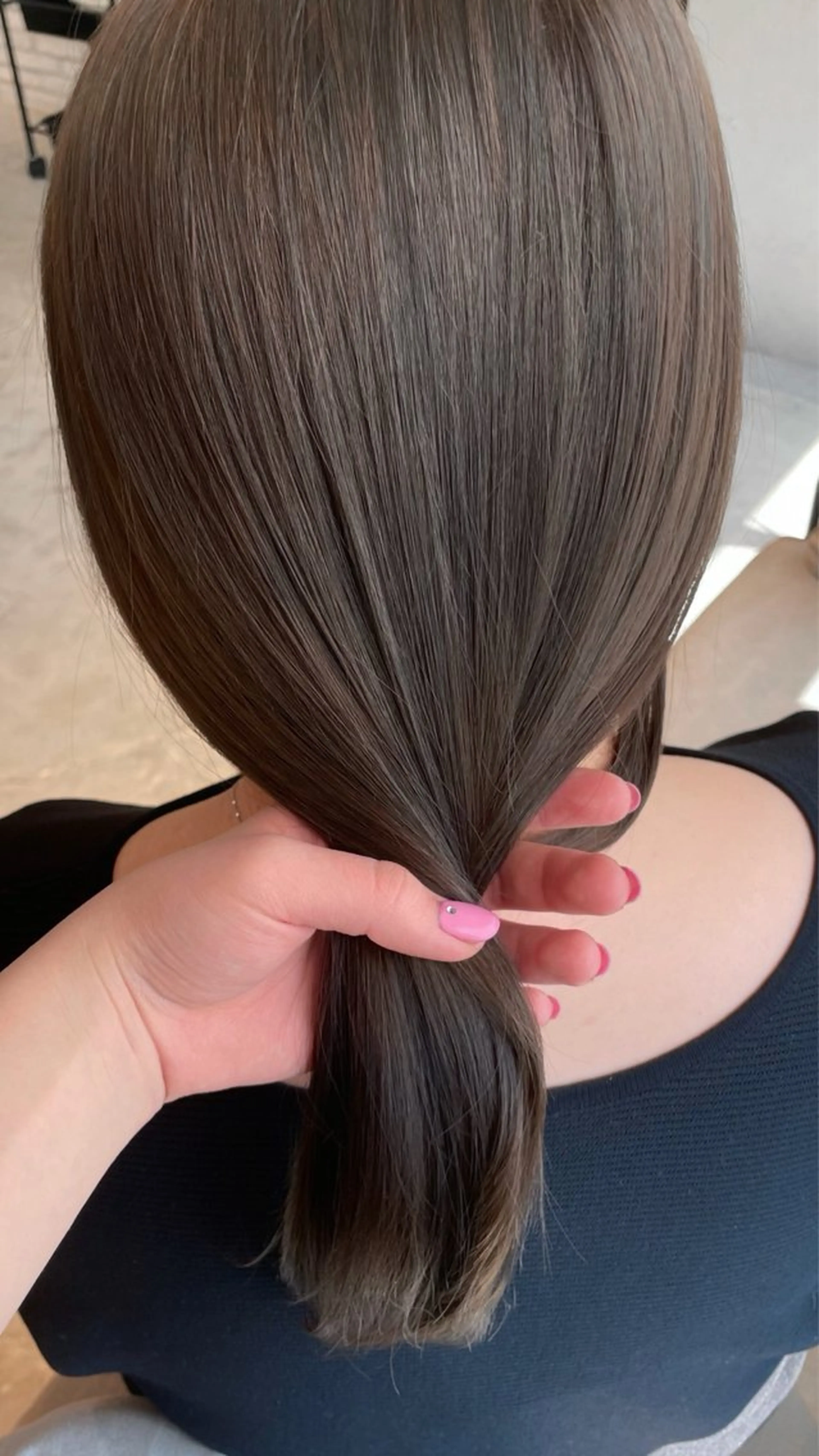 ミディアム カラー Agnos青山/ yuuki🍒のヘアスタイル