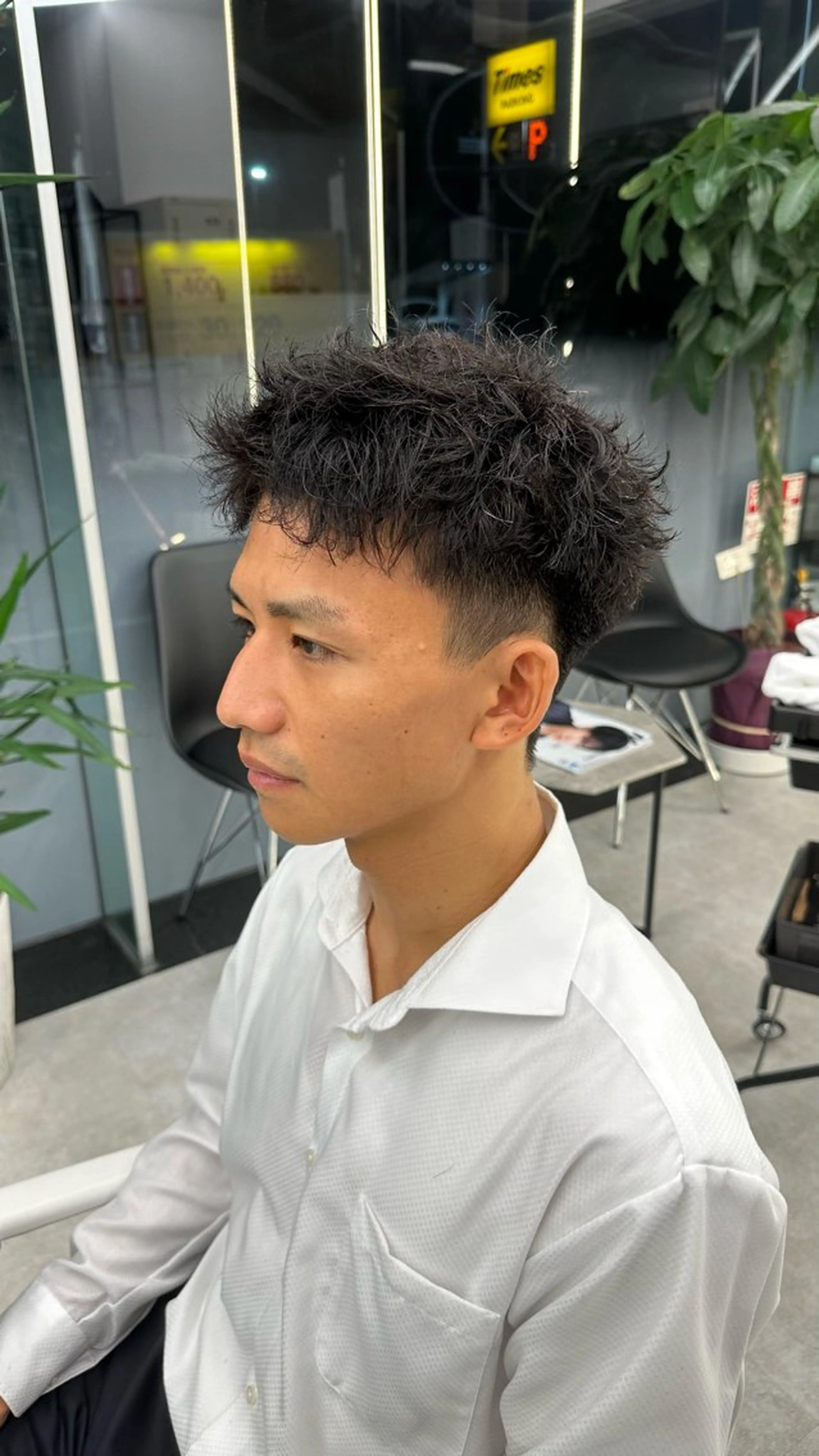 ショート パーマ メンズ パーマ職人 渡邊　優雅のヘアスタイル