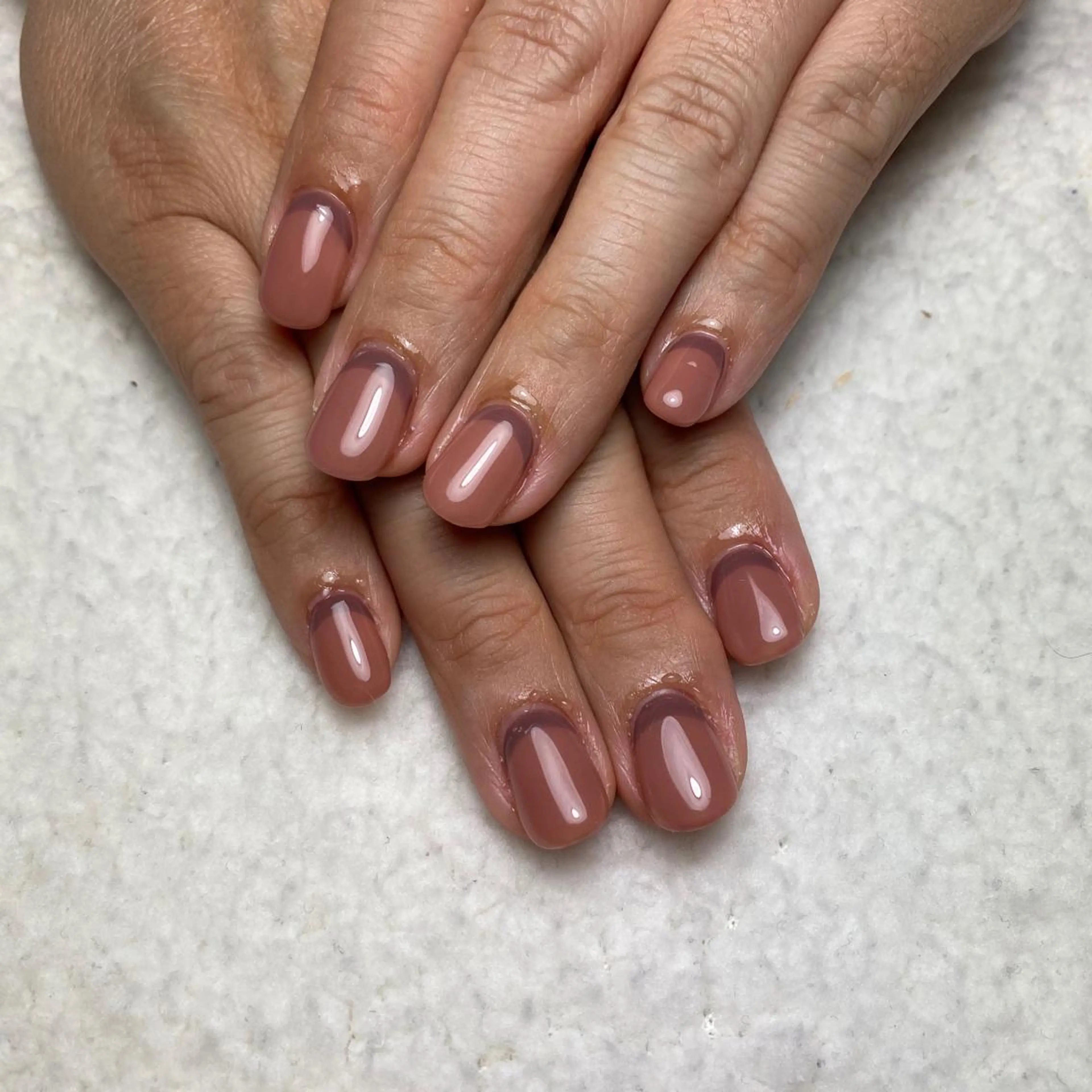 ネイル ブラウン ハンドネイル COCO +のエステ・リラクイメージ