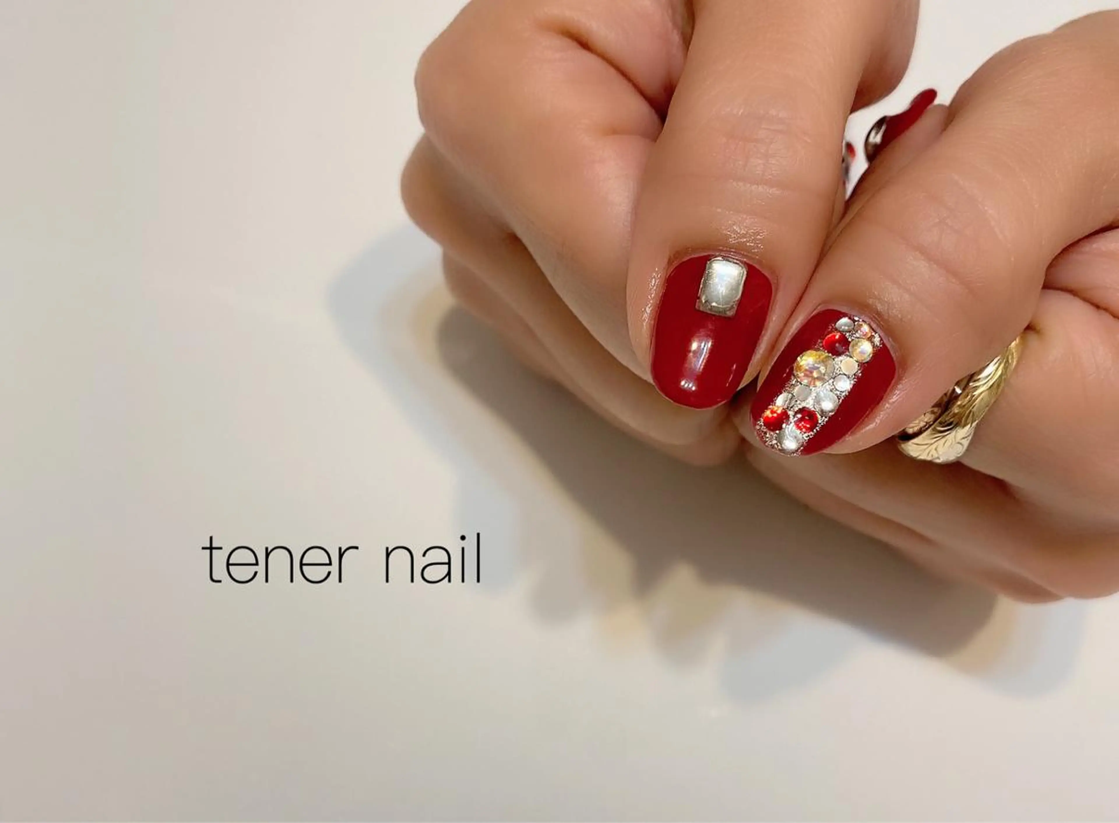 ネイル ストーンネイル テネルネイル tener nailのネイルデザイン