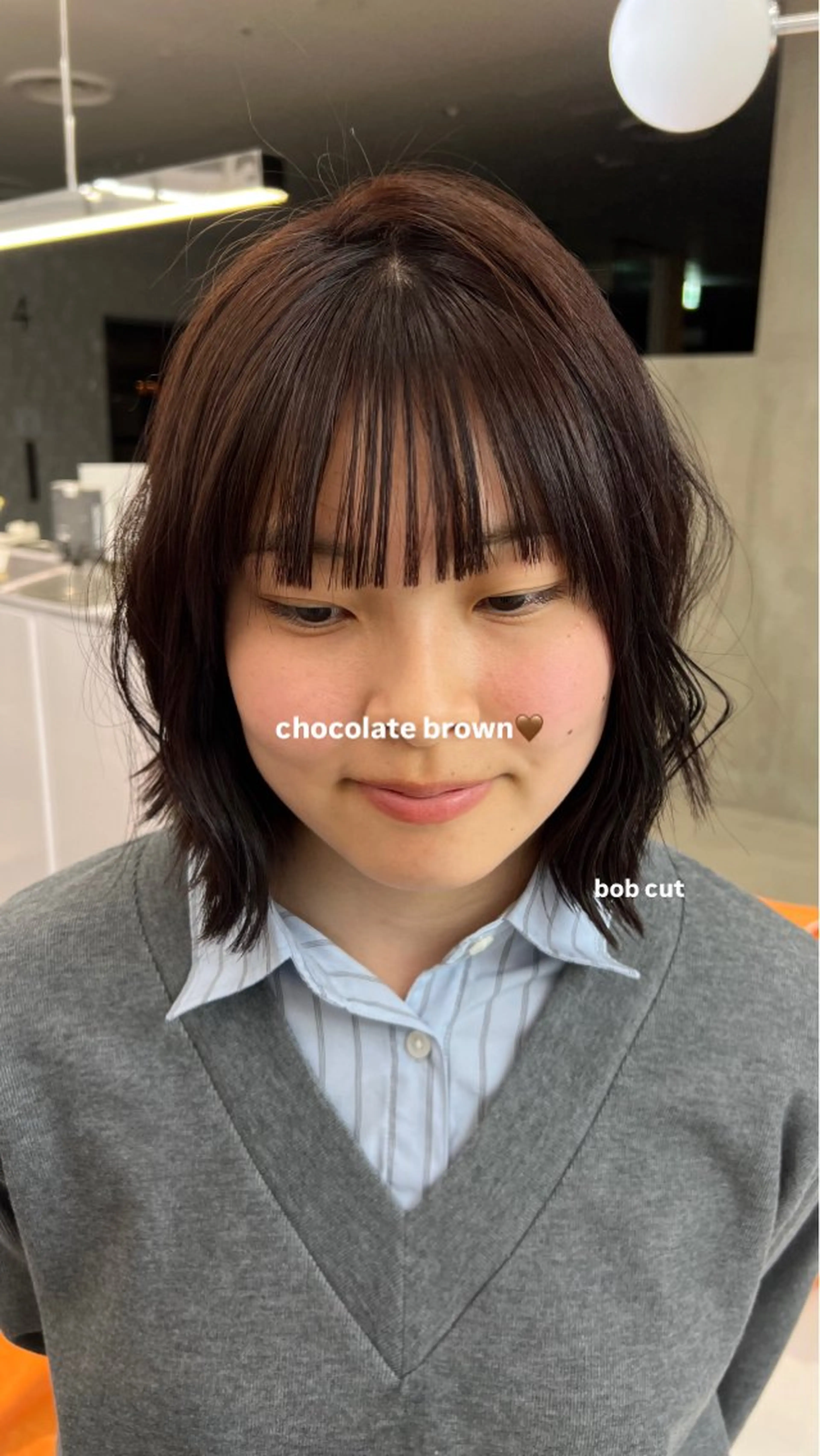 ミディアム レイヤー特化/渋谷 rinのヘアスタイル