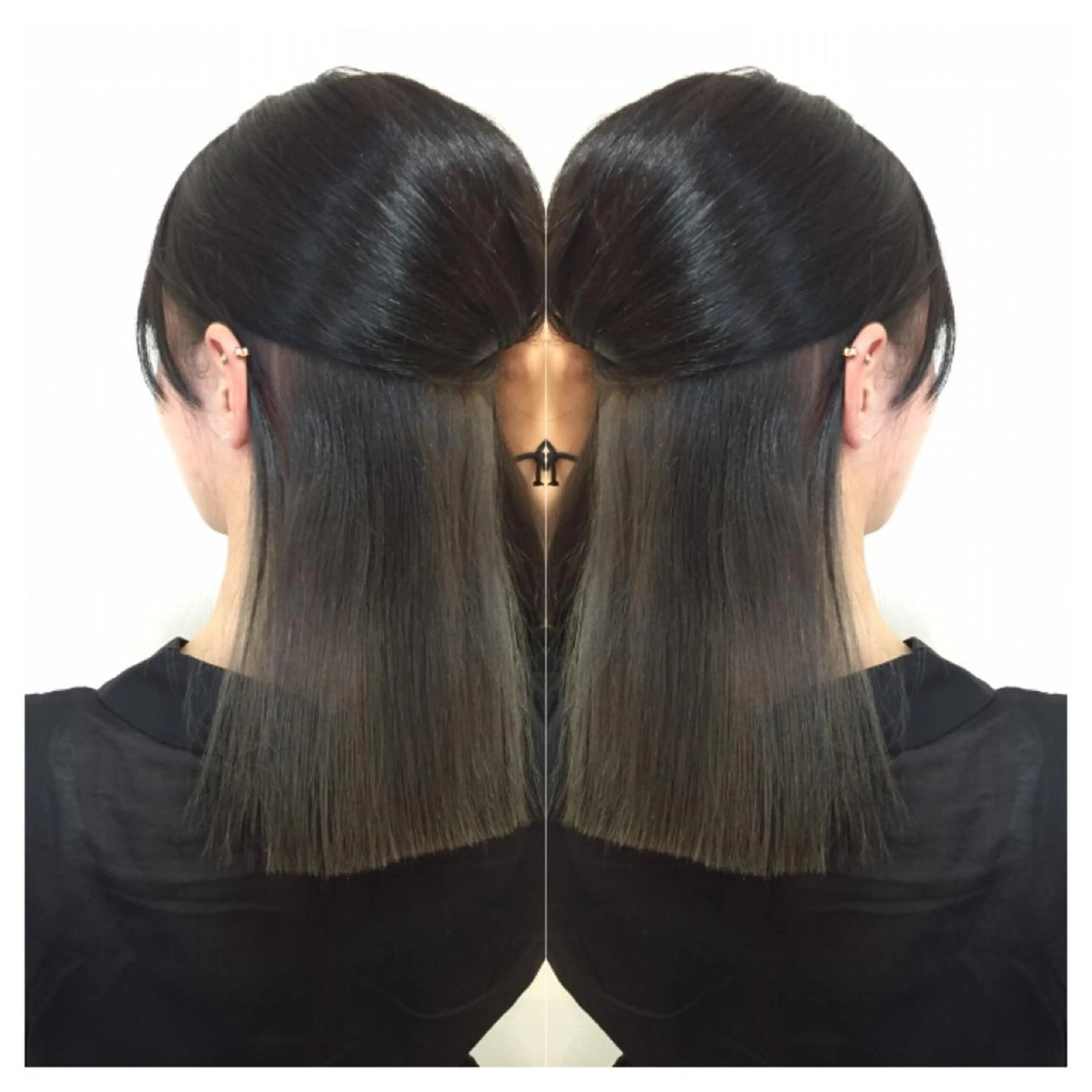 ミディアム カラー インナーカラー ヘアカラー トリートメント 髪質改善/痛ませ ないカラー/西村航大のヘアスタイル