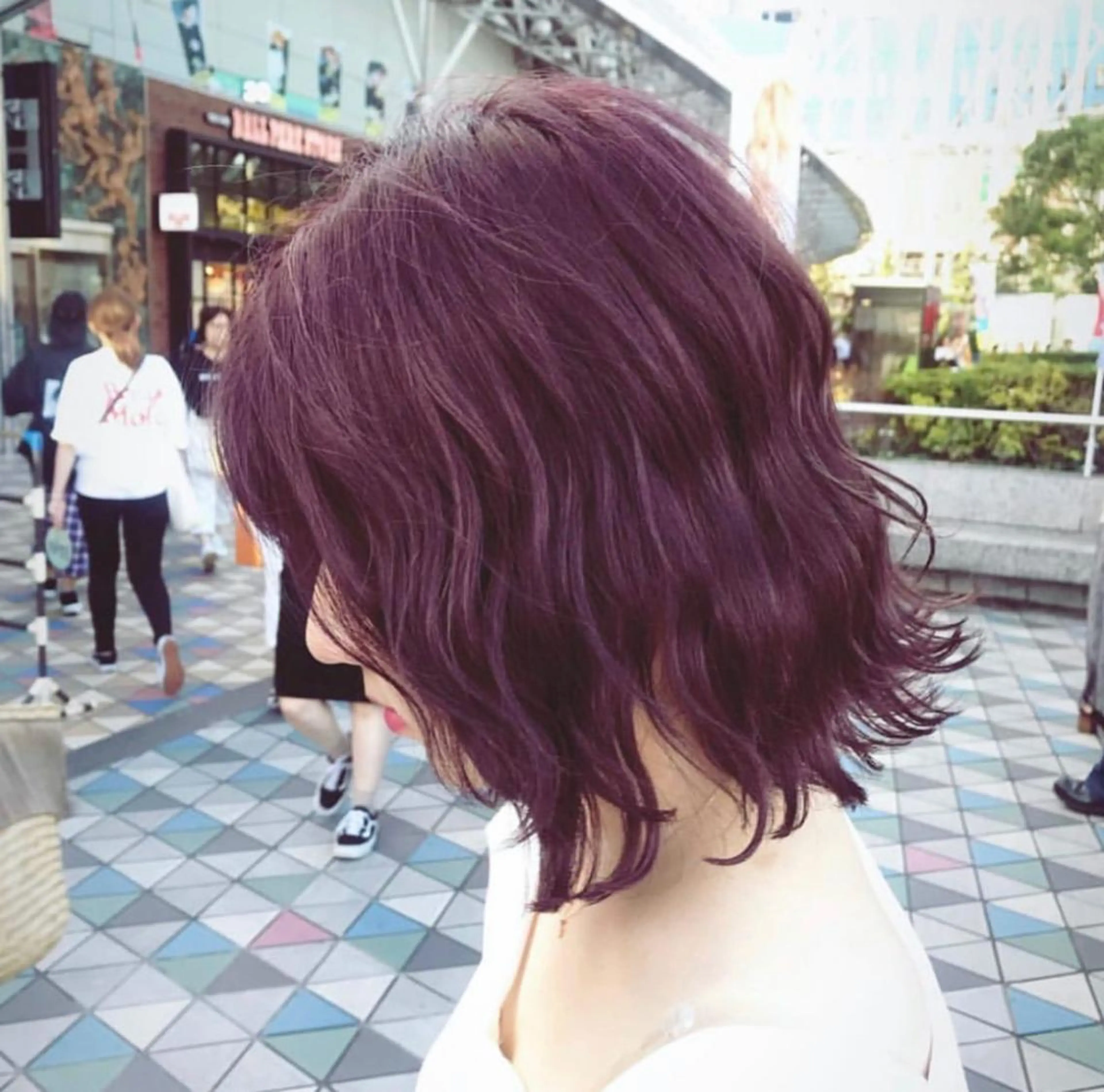 ミディアム カット ヘアカラー 立花 ふたば🌱のヘアスタイル