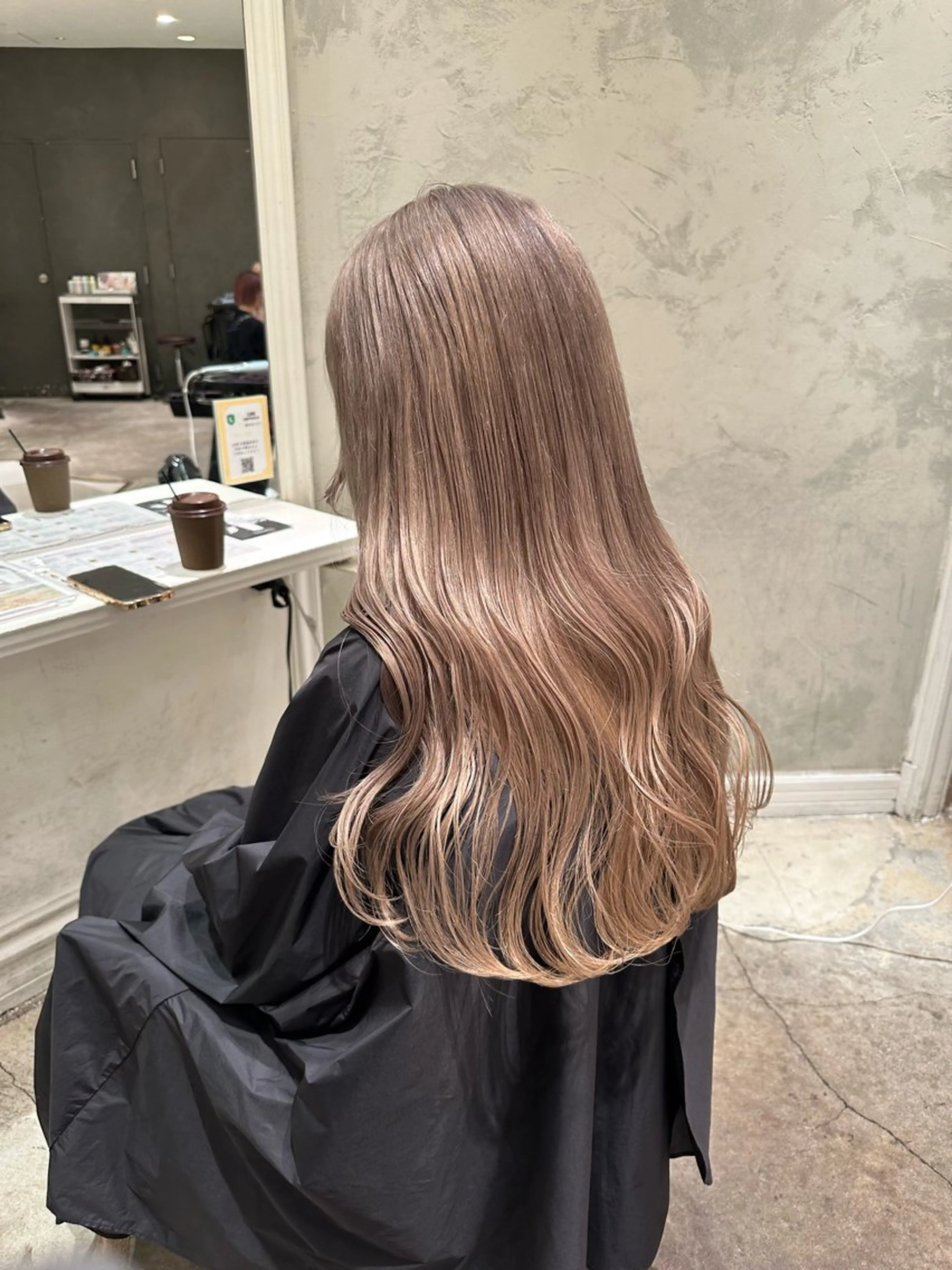 ロング カラー ヘアカラー 無料ショートカット 募集中📛杏のヘアスタイル