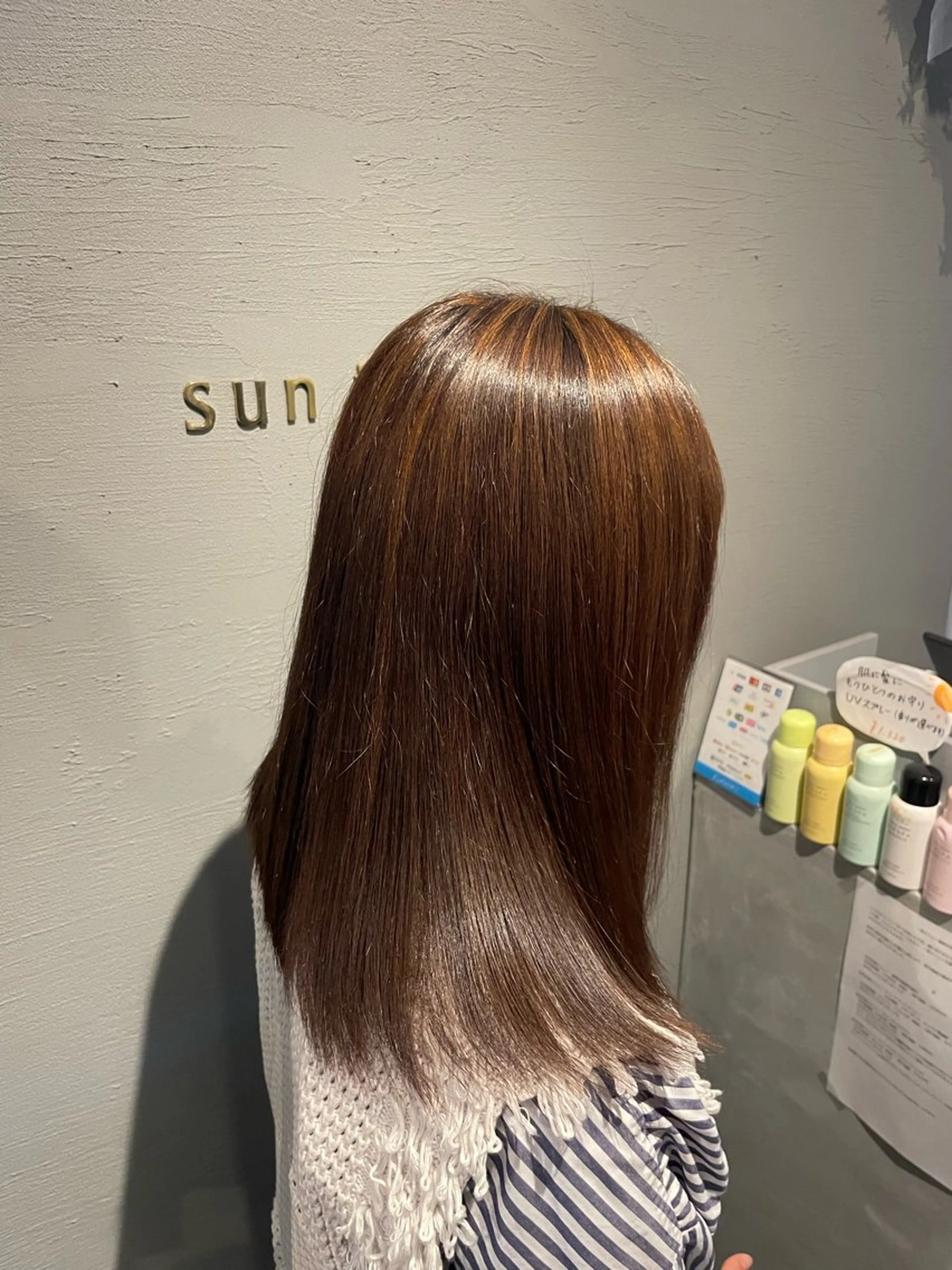 カラー sun trip 荒川のヘアスタイル