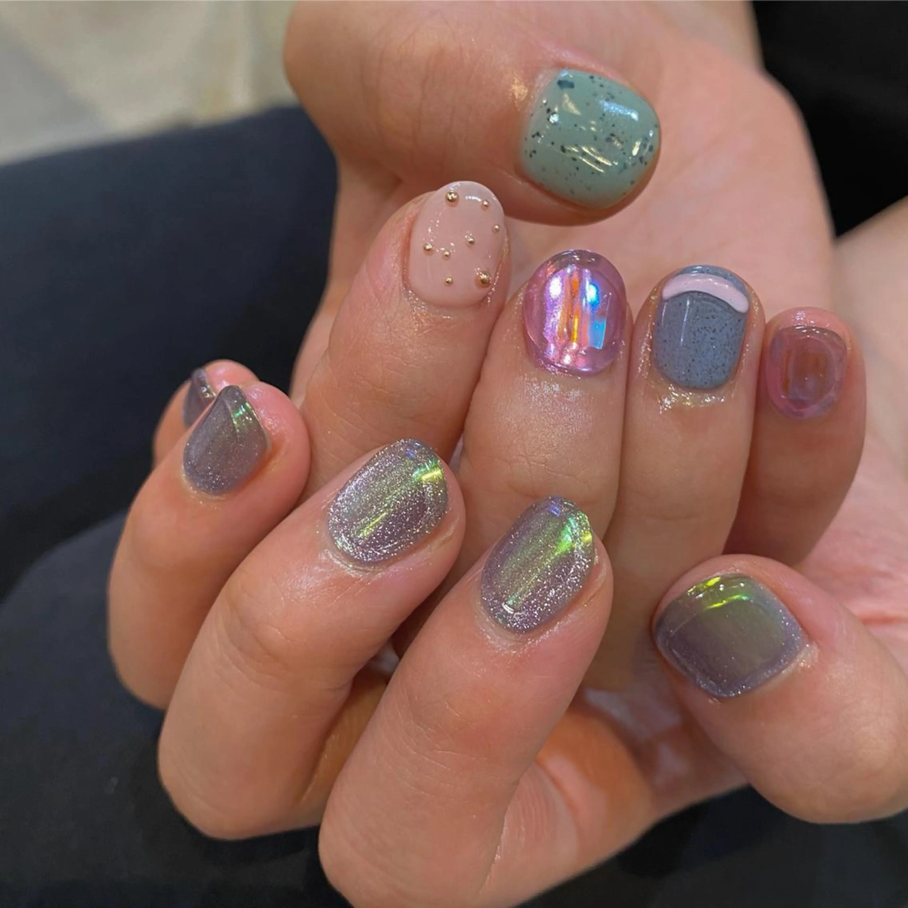 ネイル キラキラネイル 🌼大西洋子 laughl🌼のネイルデザイン