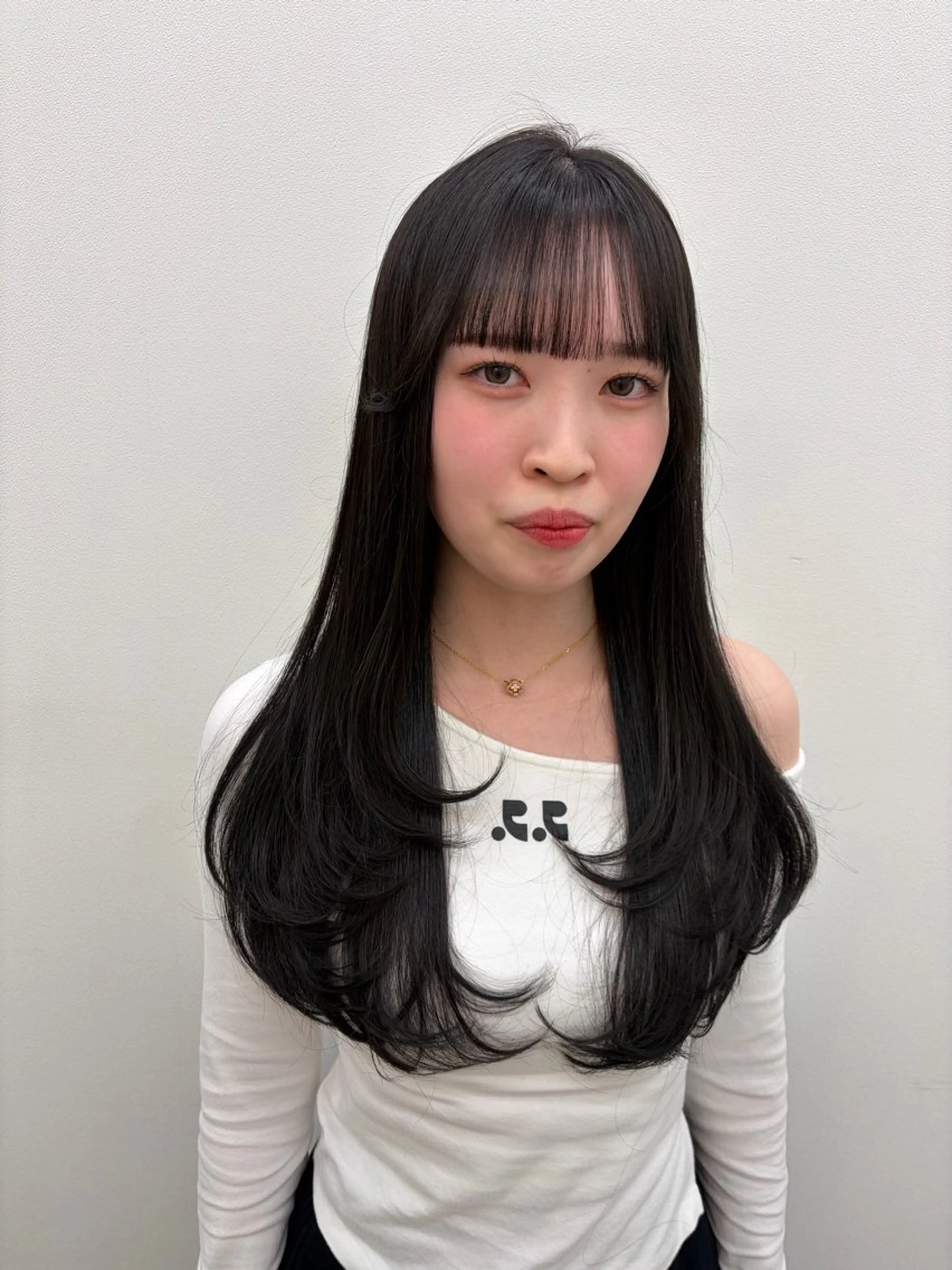 ロング レイヤーカット カット トリートメント 後藤 陽花子のヘアスタイル