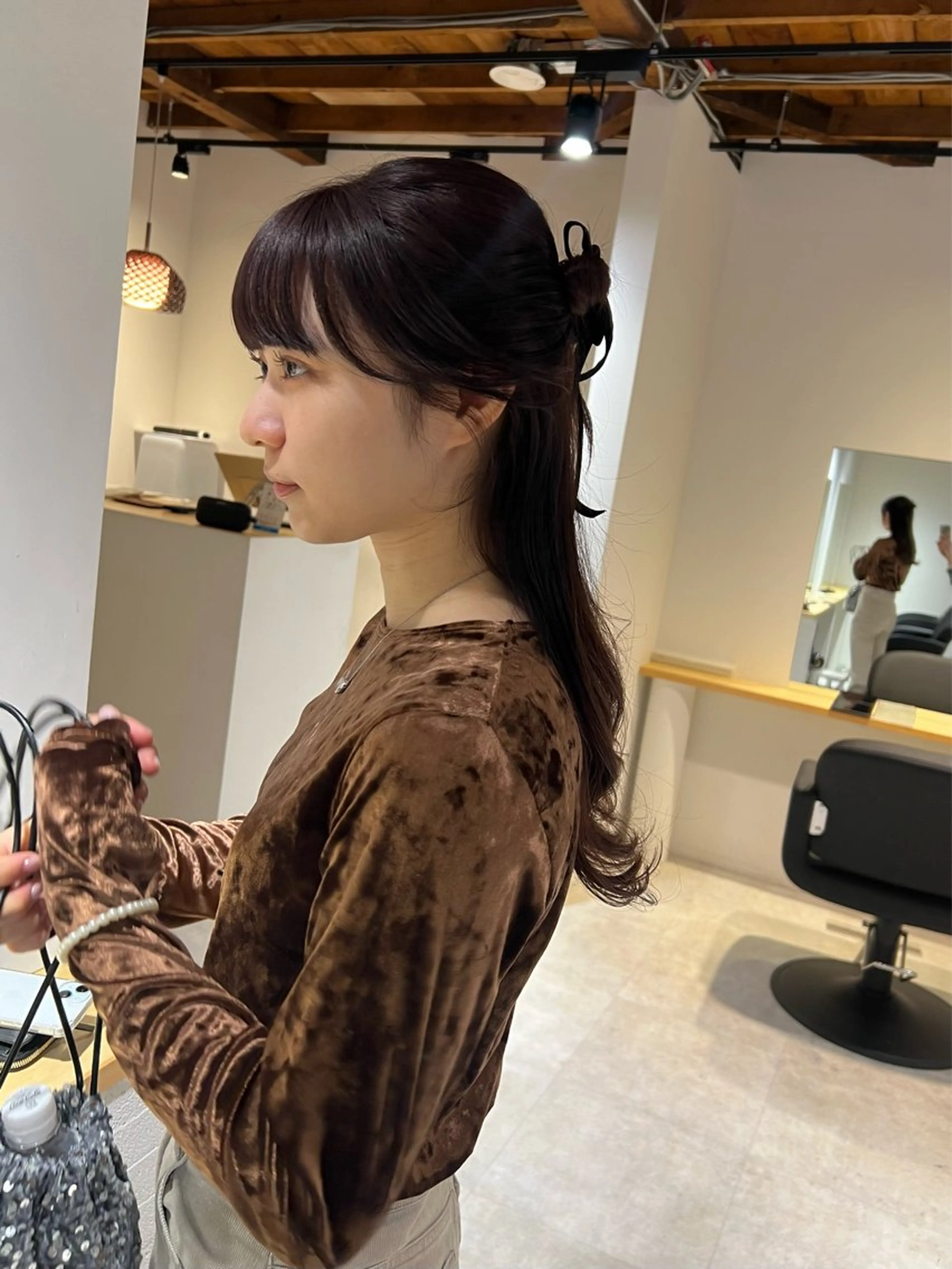 ヘアアレンジ io濱川 遥のヘアスタイル