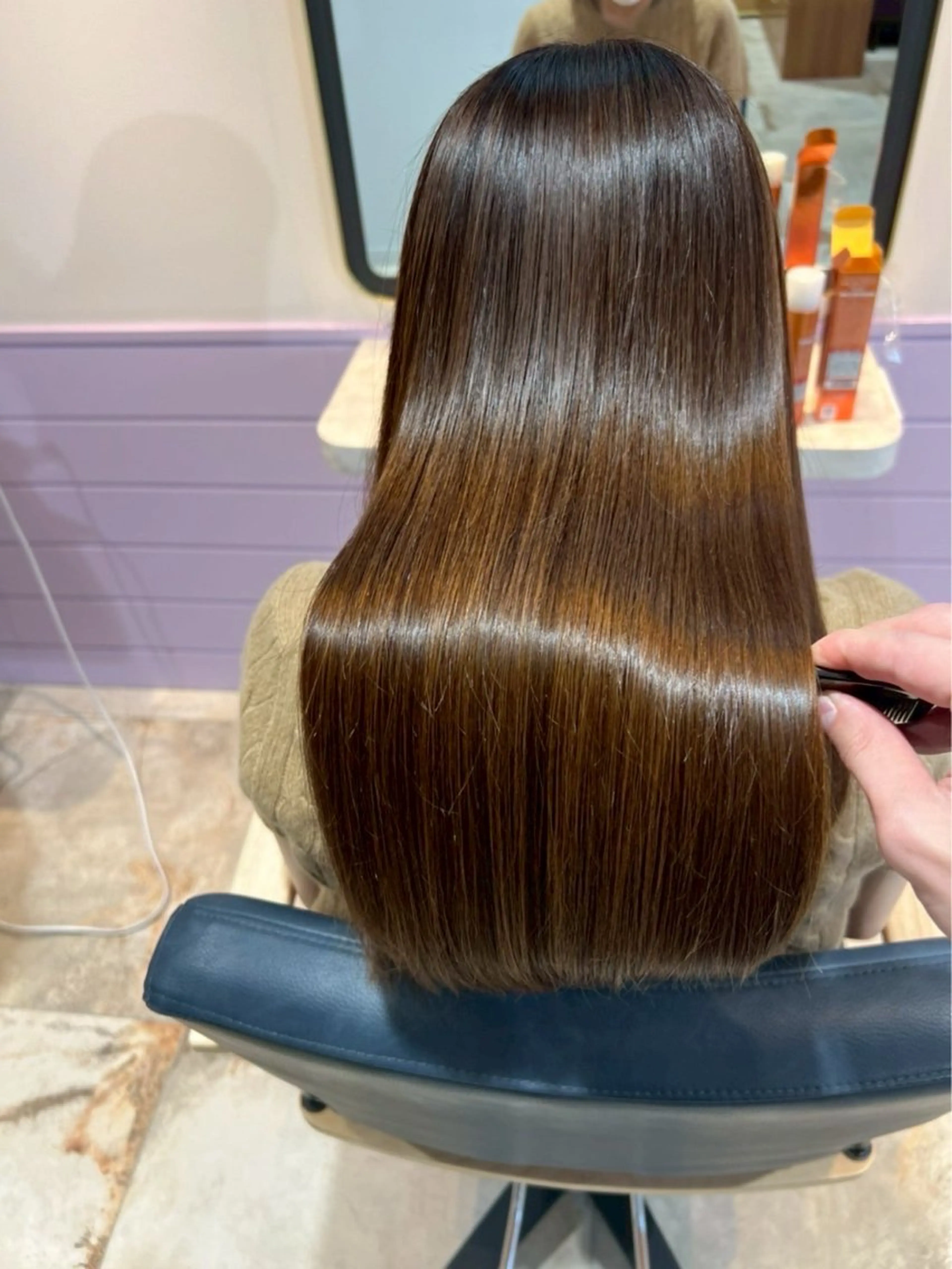 ロング トリートメント 松永 瑠奈のヘアスタイル