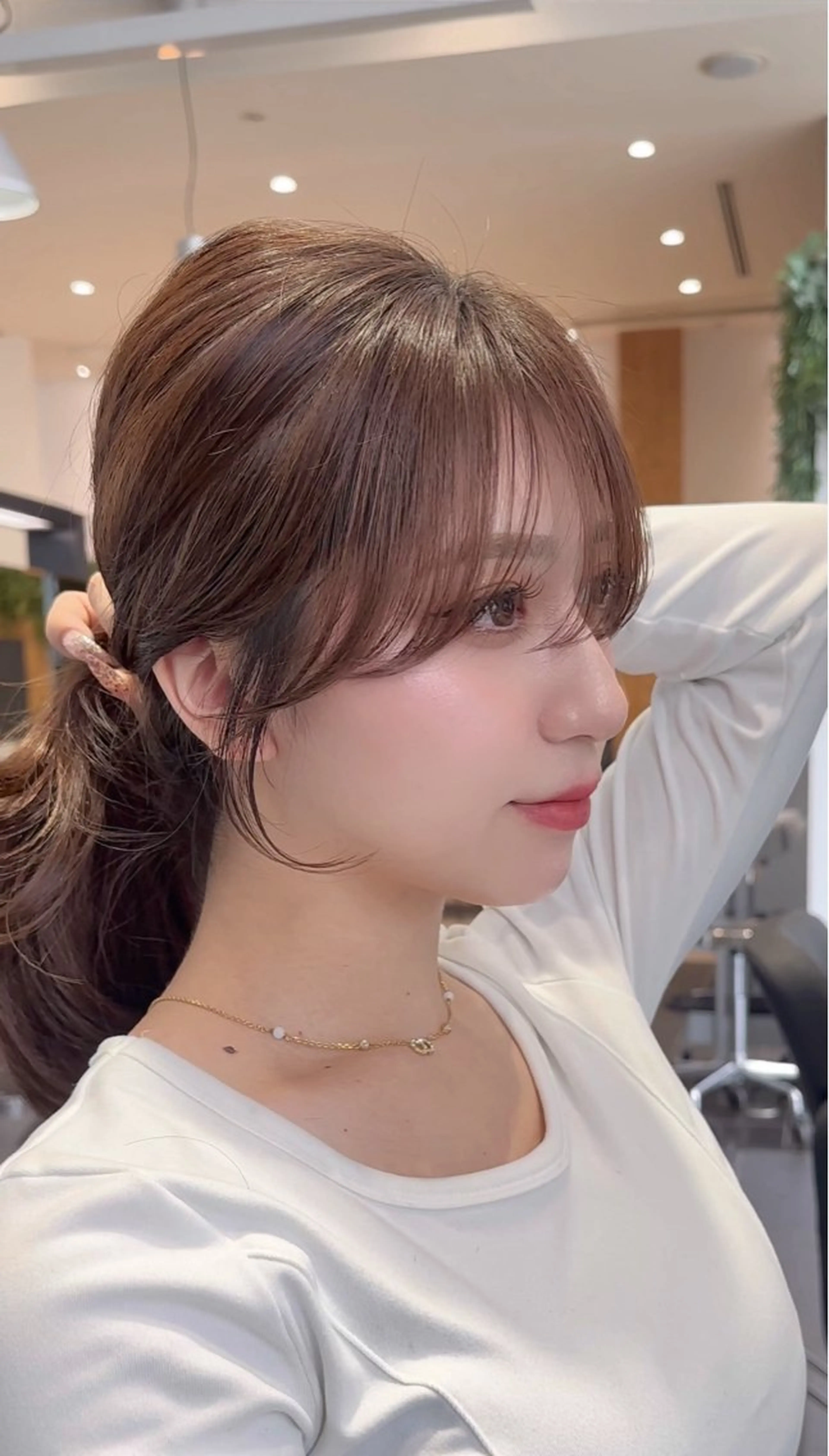 セミロング カット 大阪/ショート 顔まわり/谷町のヘアスタイル
