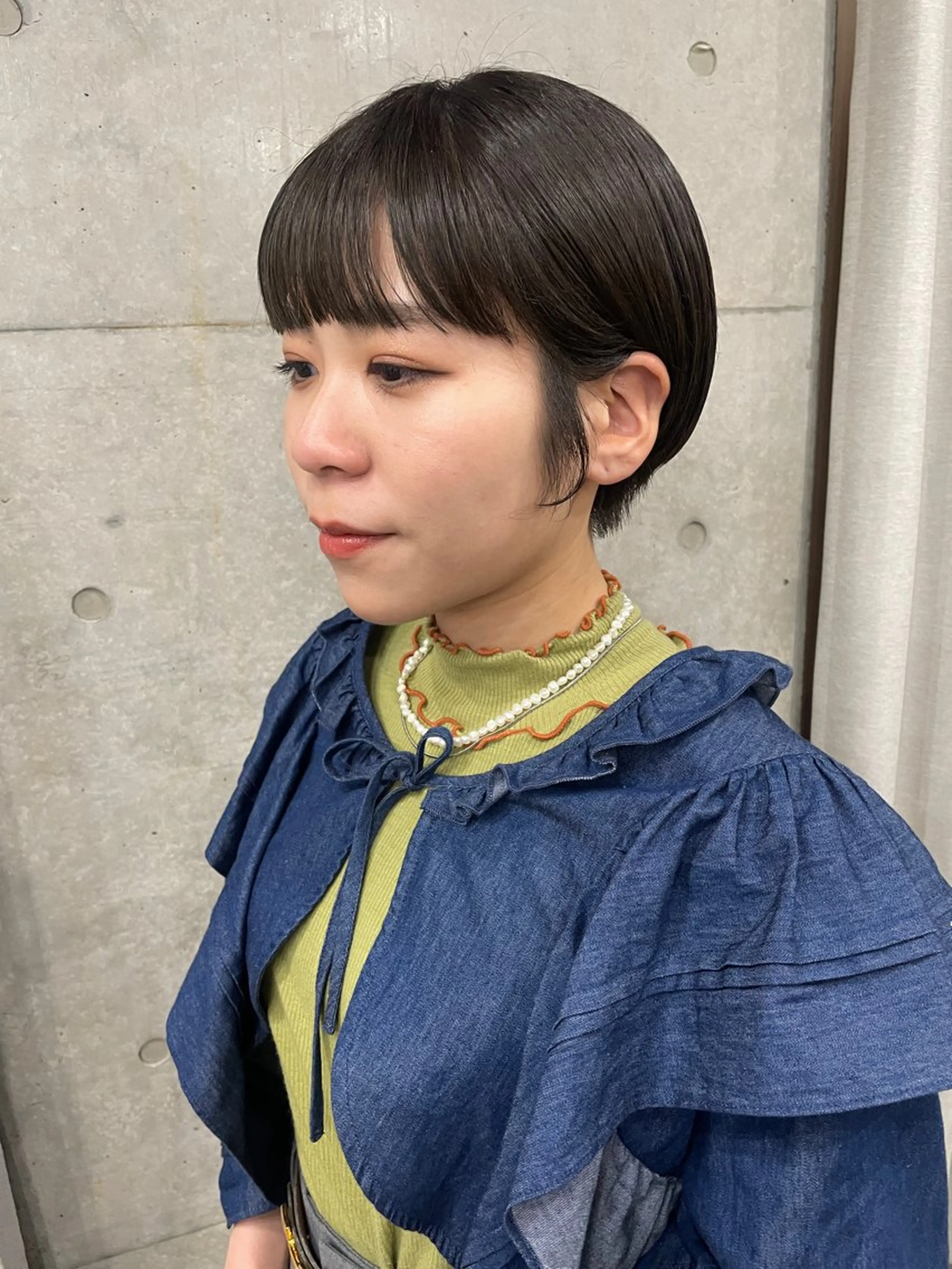 ショート カラー カット ヘアカラー トリートメント 表参道🌿赤み消し カラー/チナツのヘアスタイル