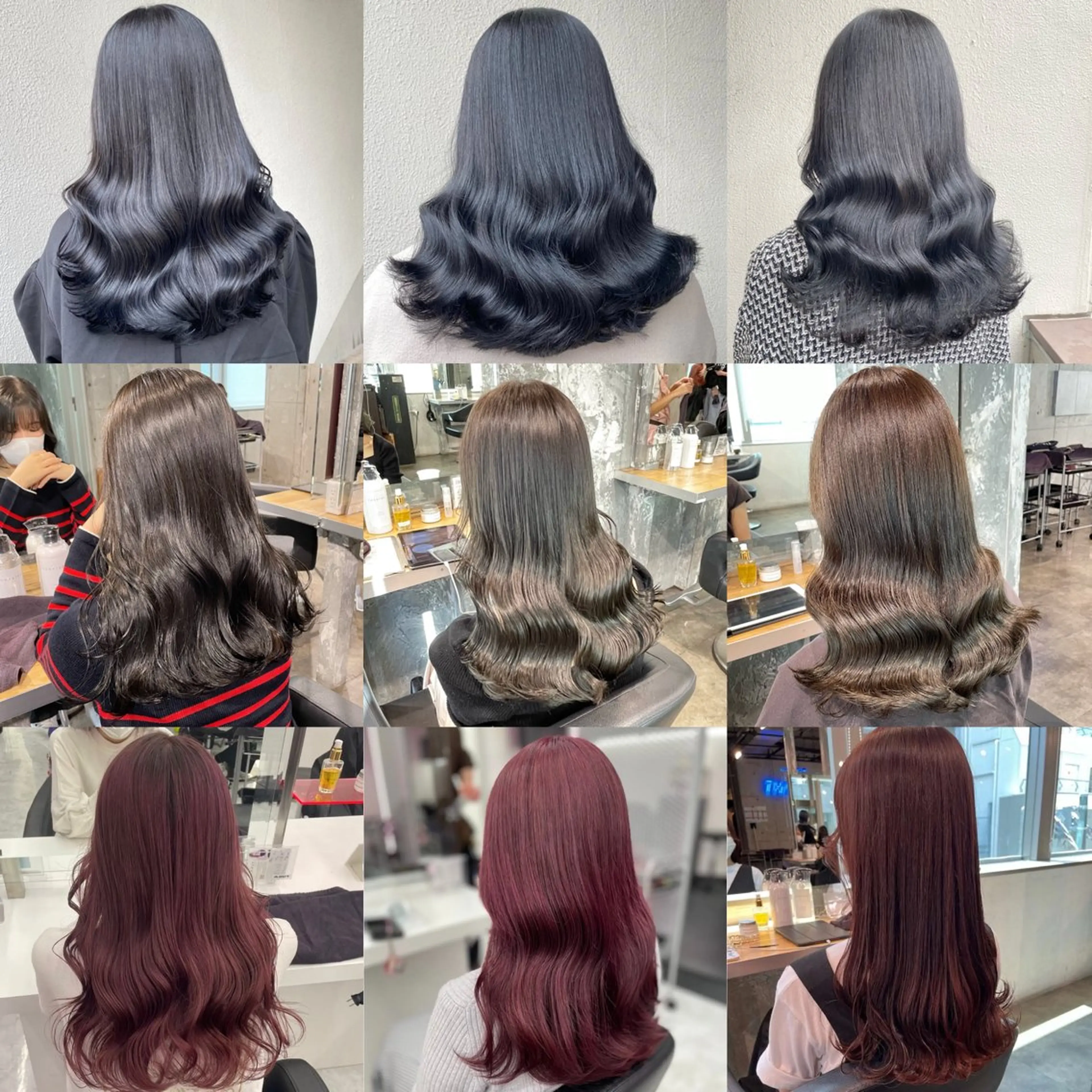 セミロング カラー メンズ メンズ韓国風 黒髪 ブルーカラー ブルーブラック ブラウンカラー ヘアカラー トリートメント 【縮毛矯正ブリーチ】 MANATO🌈のヘアスタイル