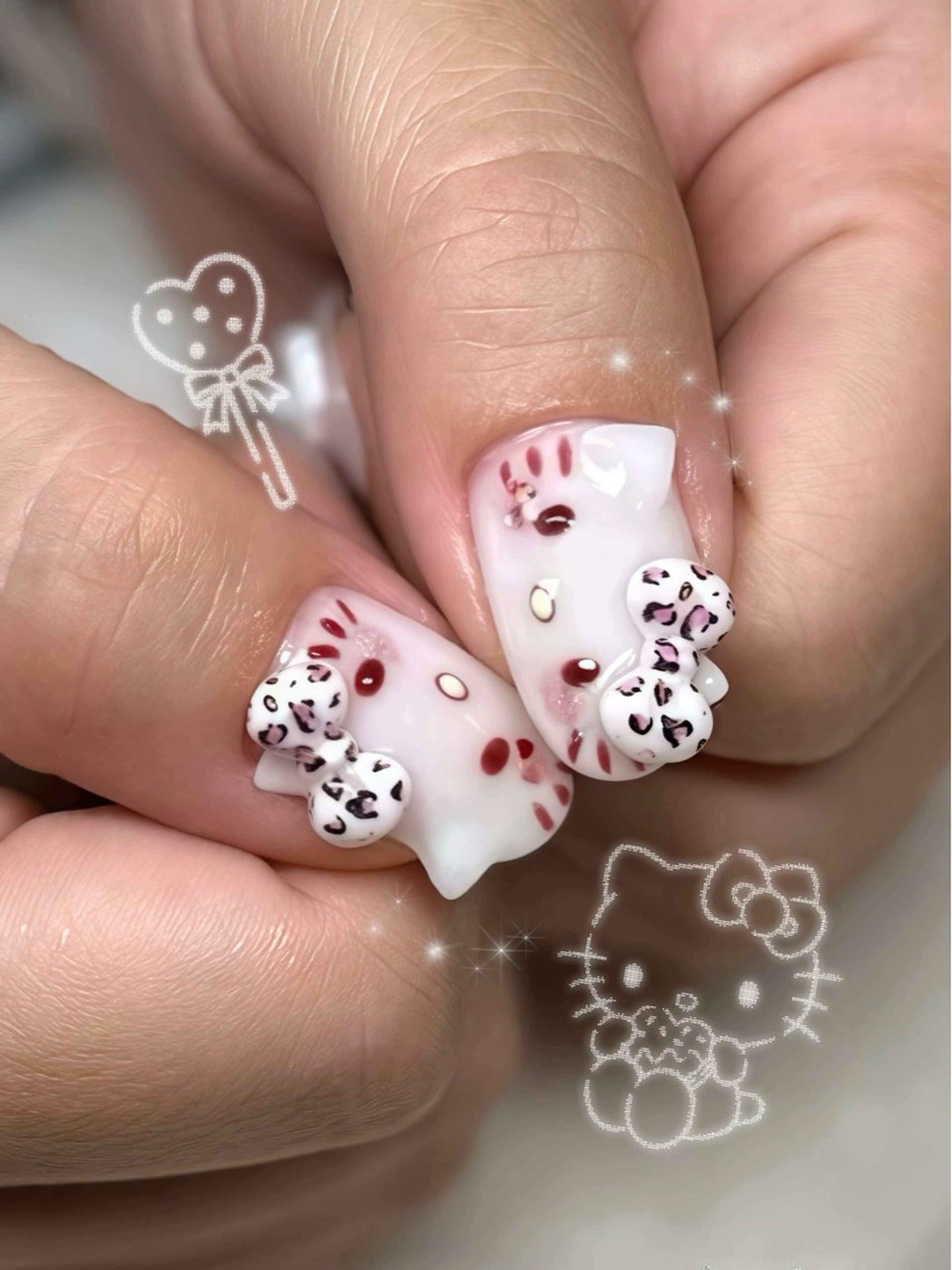ネイル dimples yuki🎀 ꒷꒦♡のネイルデザイン