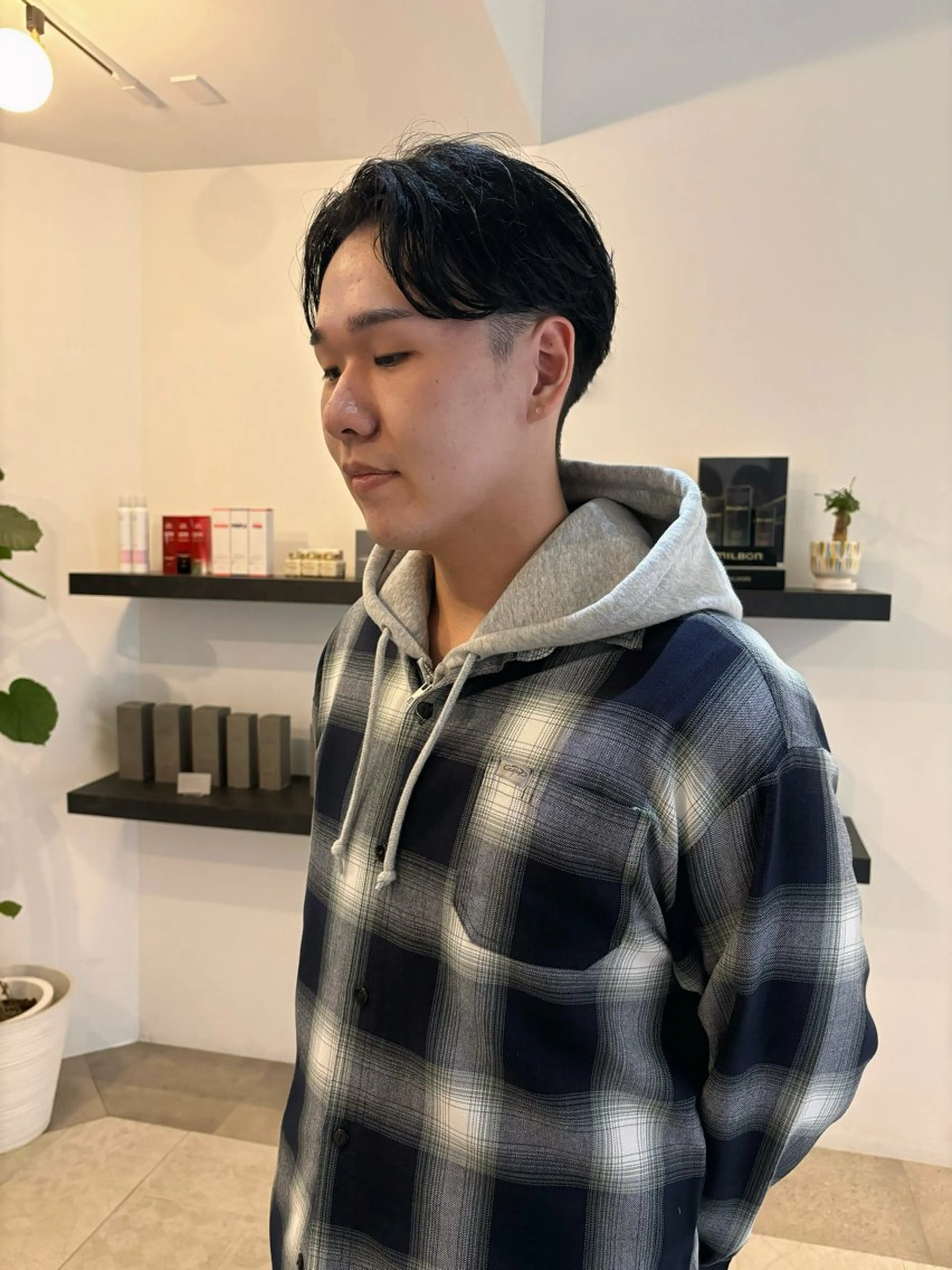 ショート カット パーマ 中宗 哲平のヘアスタイル