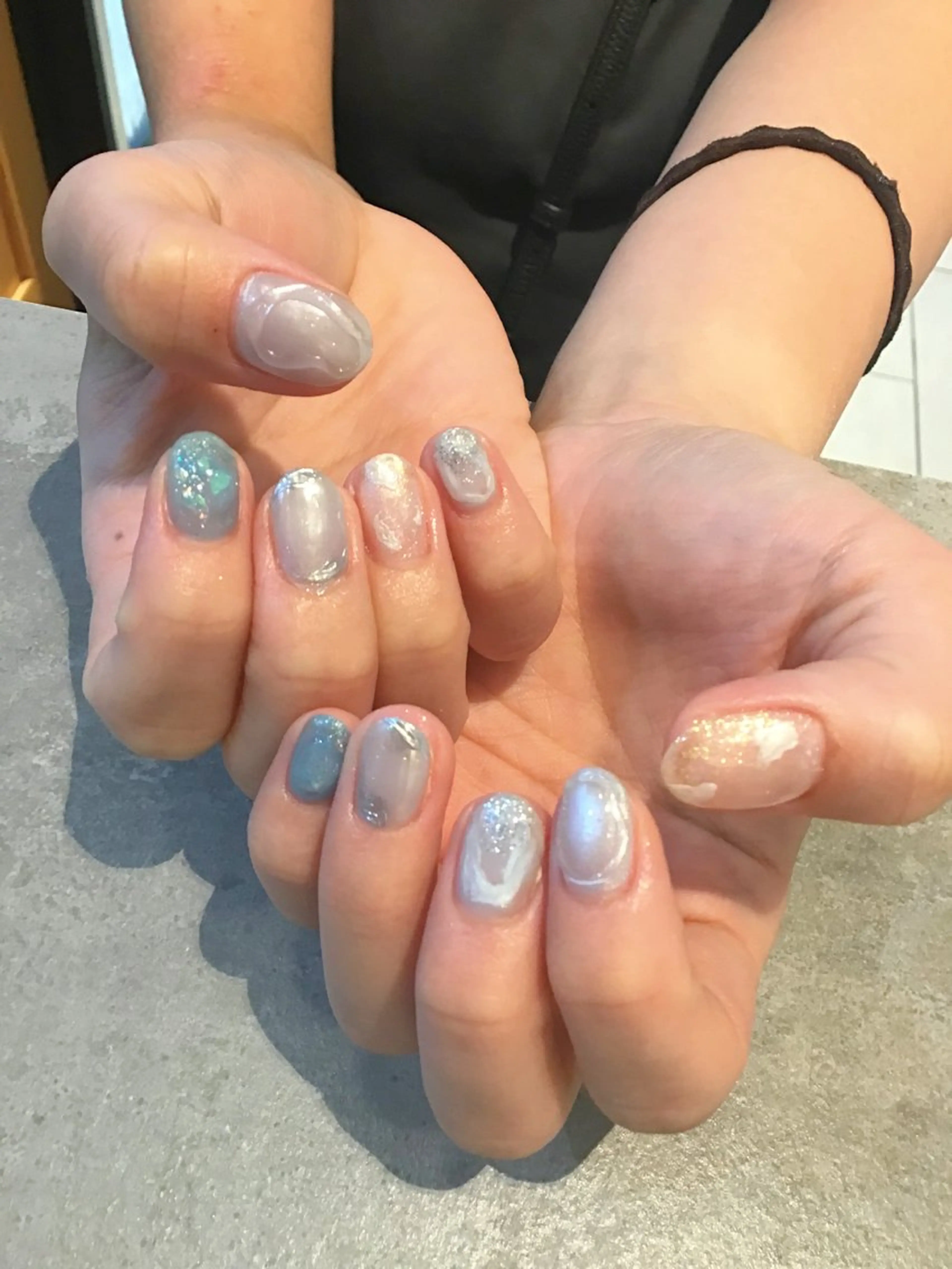 ネイル 持ち込み Nest 岩崎のネイルデザイン