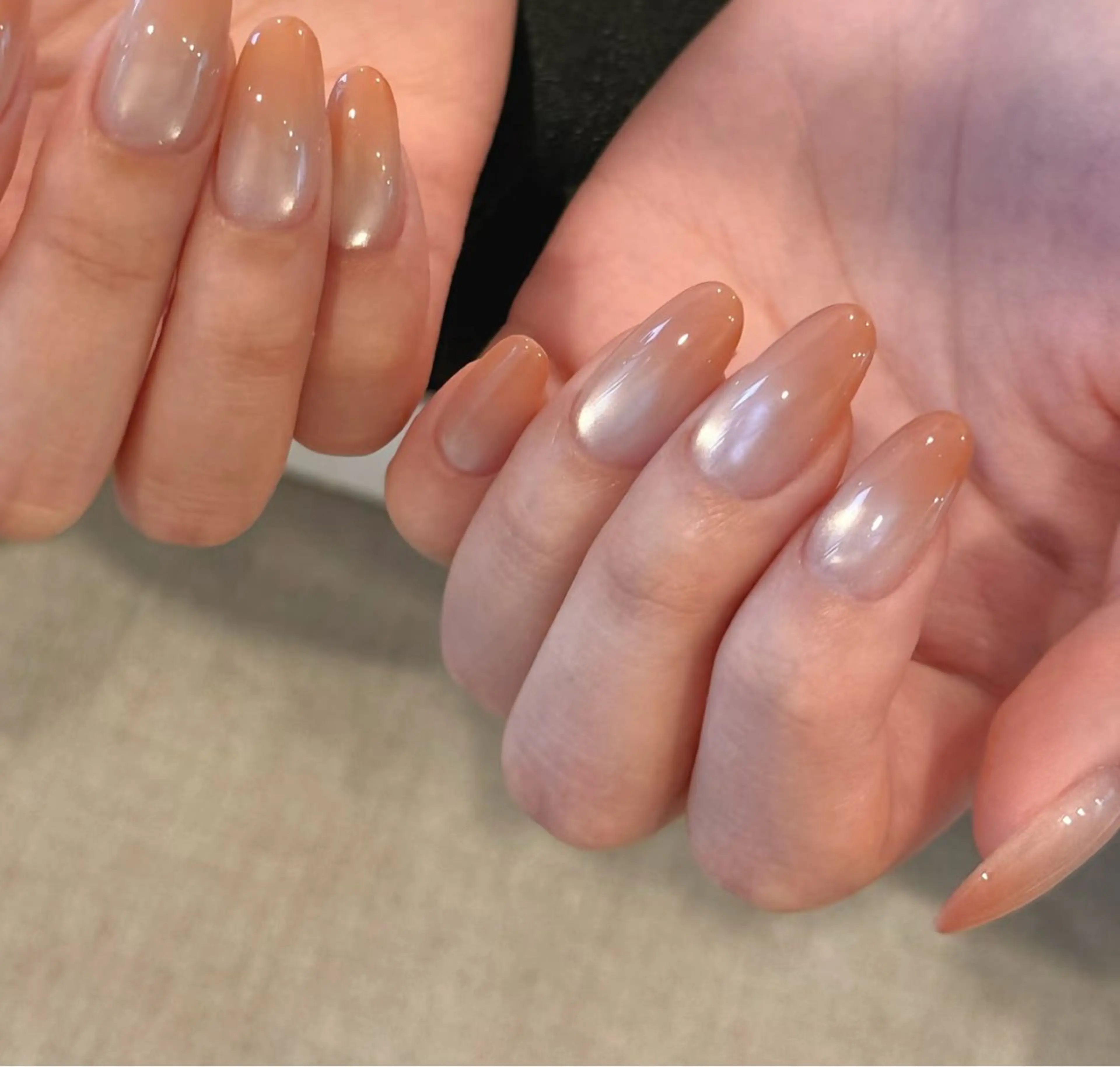 ネイル ハート 韓国ネイル マグネットネイル オフィスネイル ワンカラーネイル ハンドネイル Lynn_ Nailのネイルデザイン