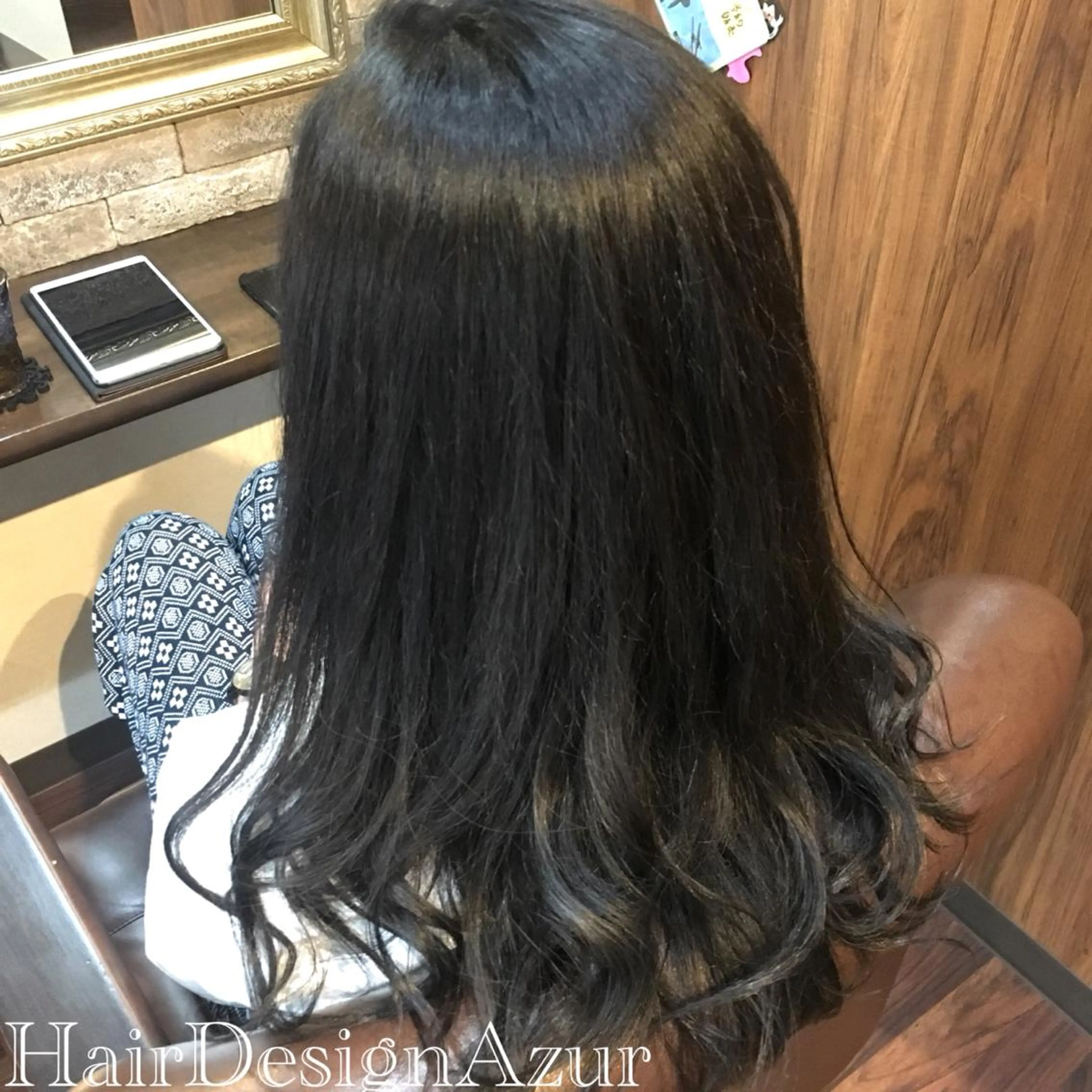 ロング カラー HairDesign Azurのヘアスタイル