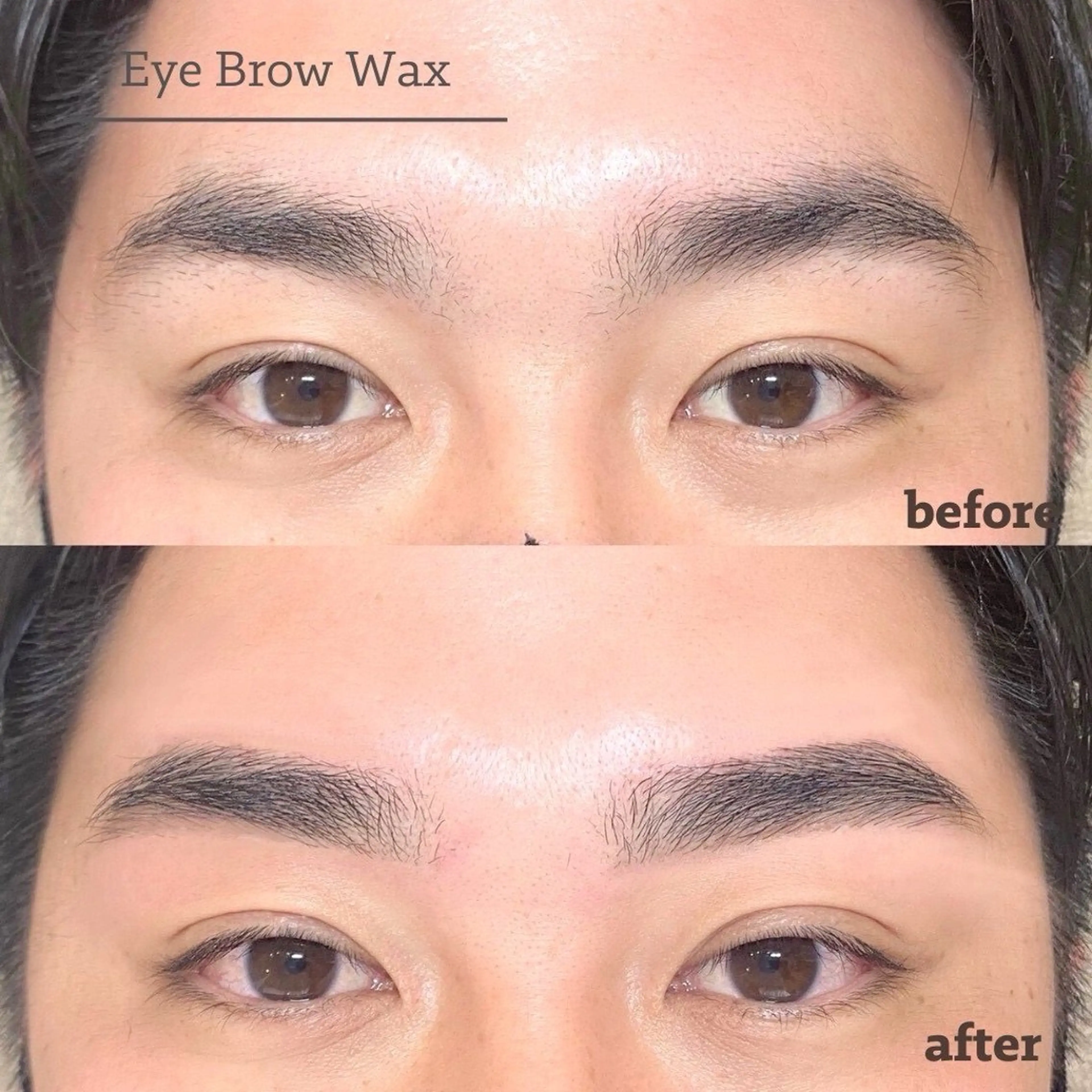 【メンズも大歓迎‼️】👽アイブロウWAX👽(間引き・カット込み)モニター 📍予約リクエストからご予約くださいの写真