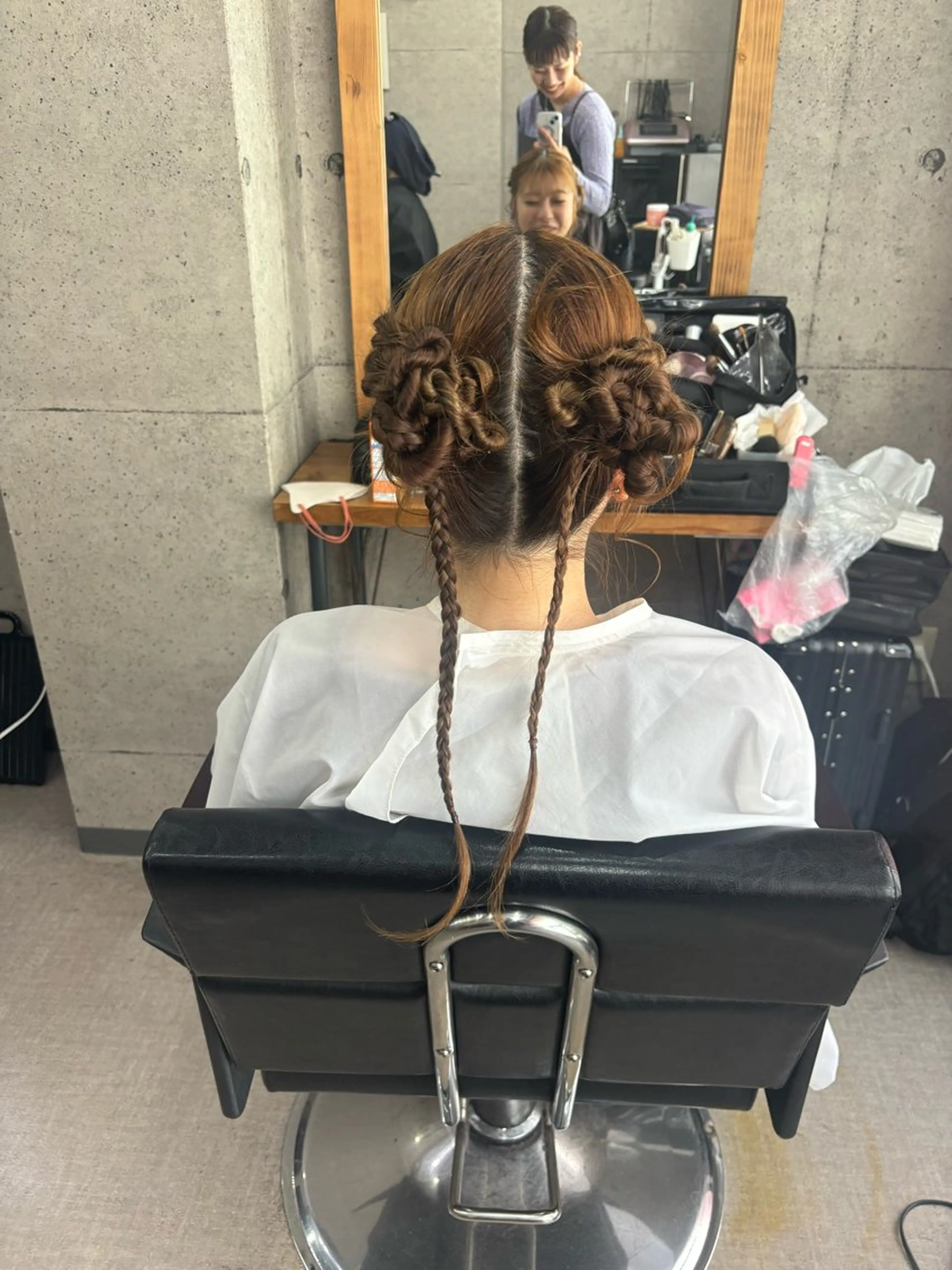 ロング ヘアアレンジ 艶カラー/セット💟 mayukoのヘアスタイル