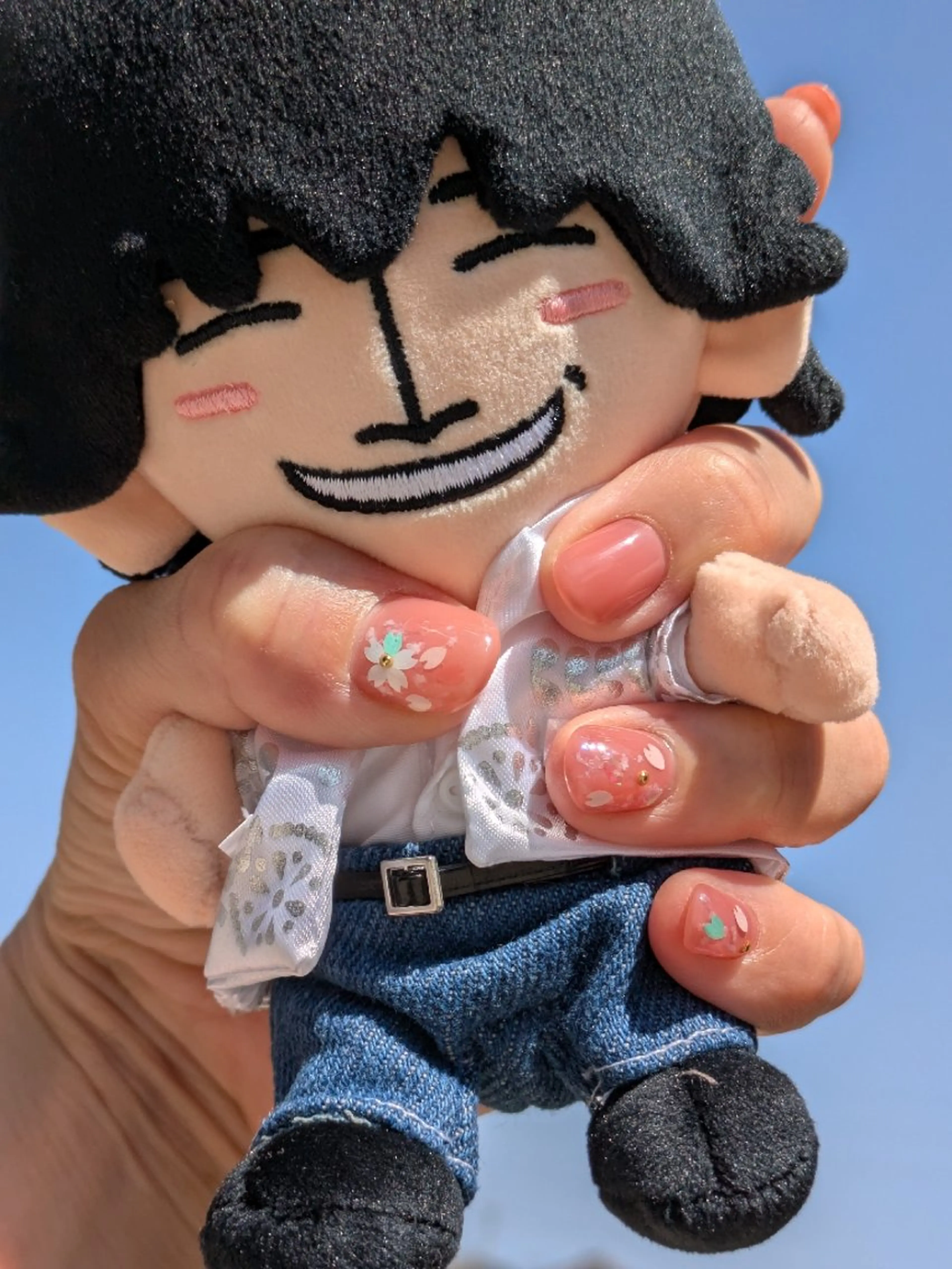 ショート ハンドネイル imaichise 🧡💜推しネイルのネイルデザイン