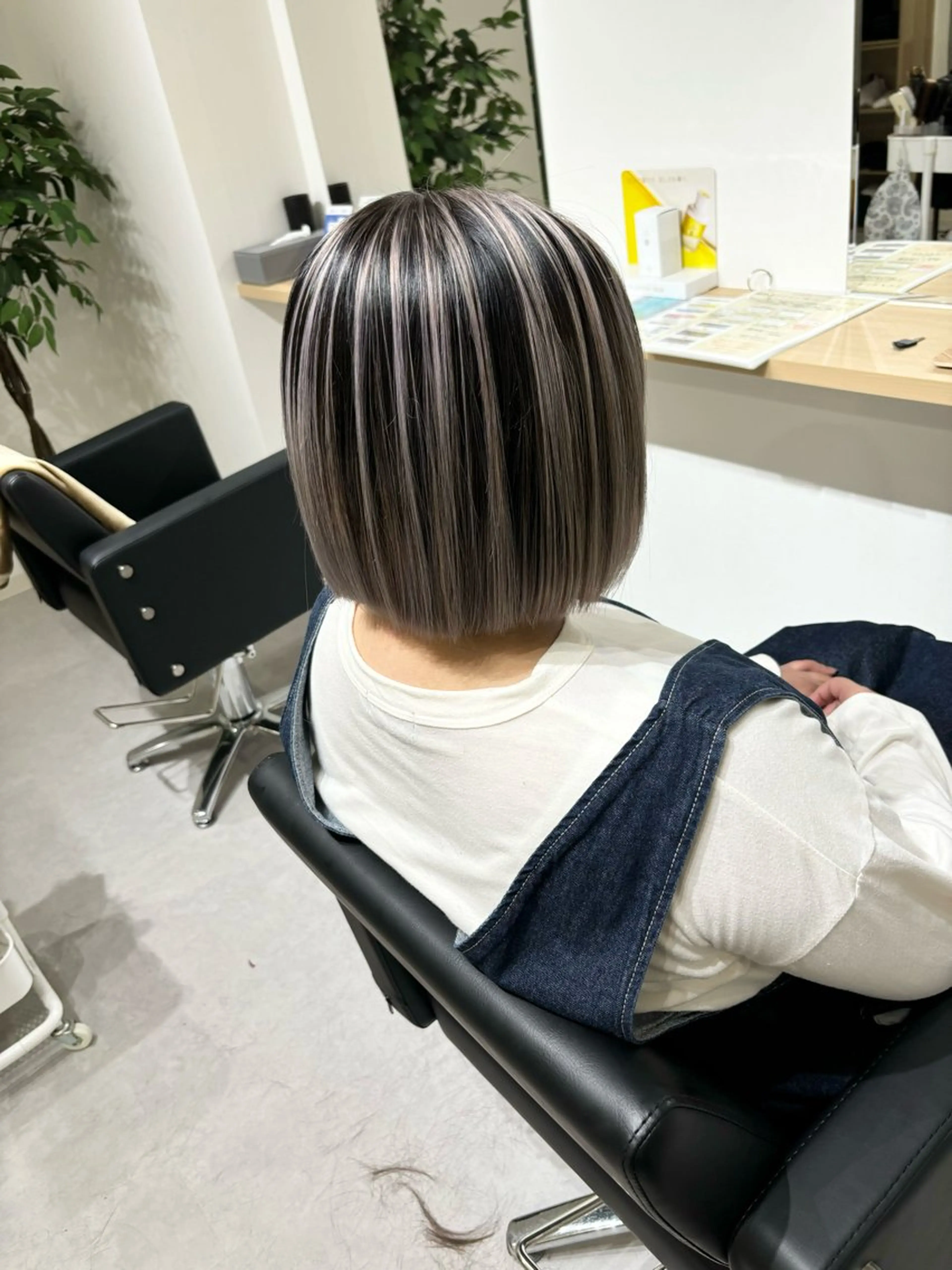 ミディアム ケアブリーチ 黒瀬有汰のヘアスタイル