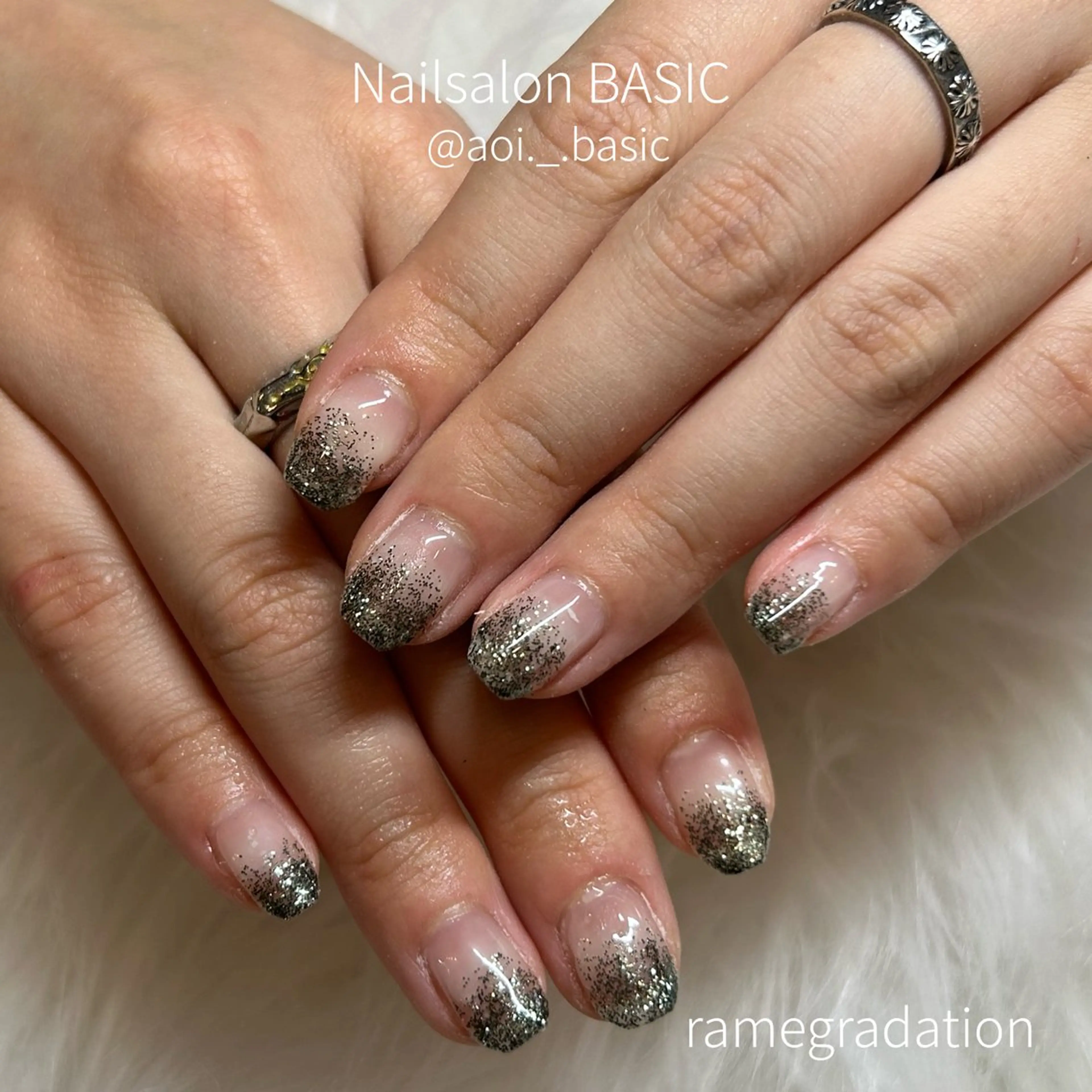 ネイル ハンドネイル BASIC麻布十番店 あおいのネイルデザイン