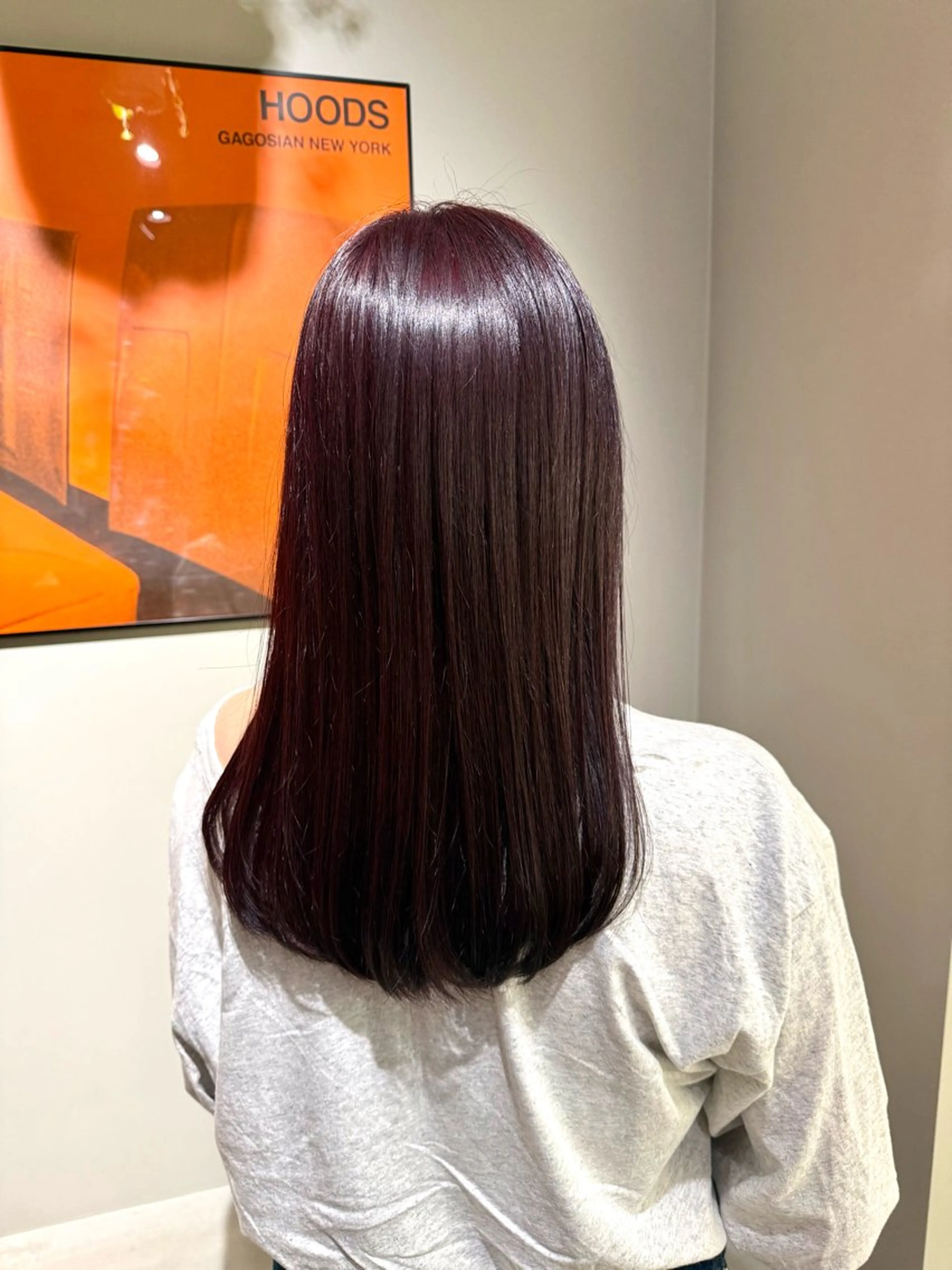 ロング ヘアカラー 安藤 里奈のヘアスタイル