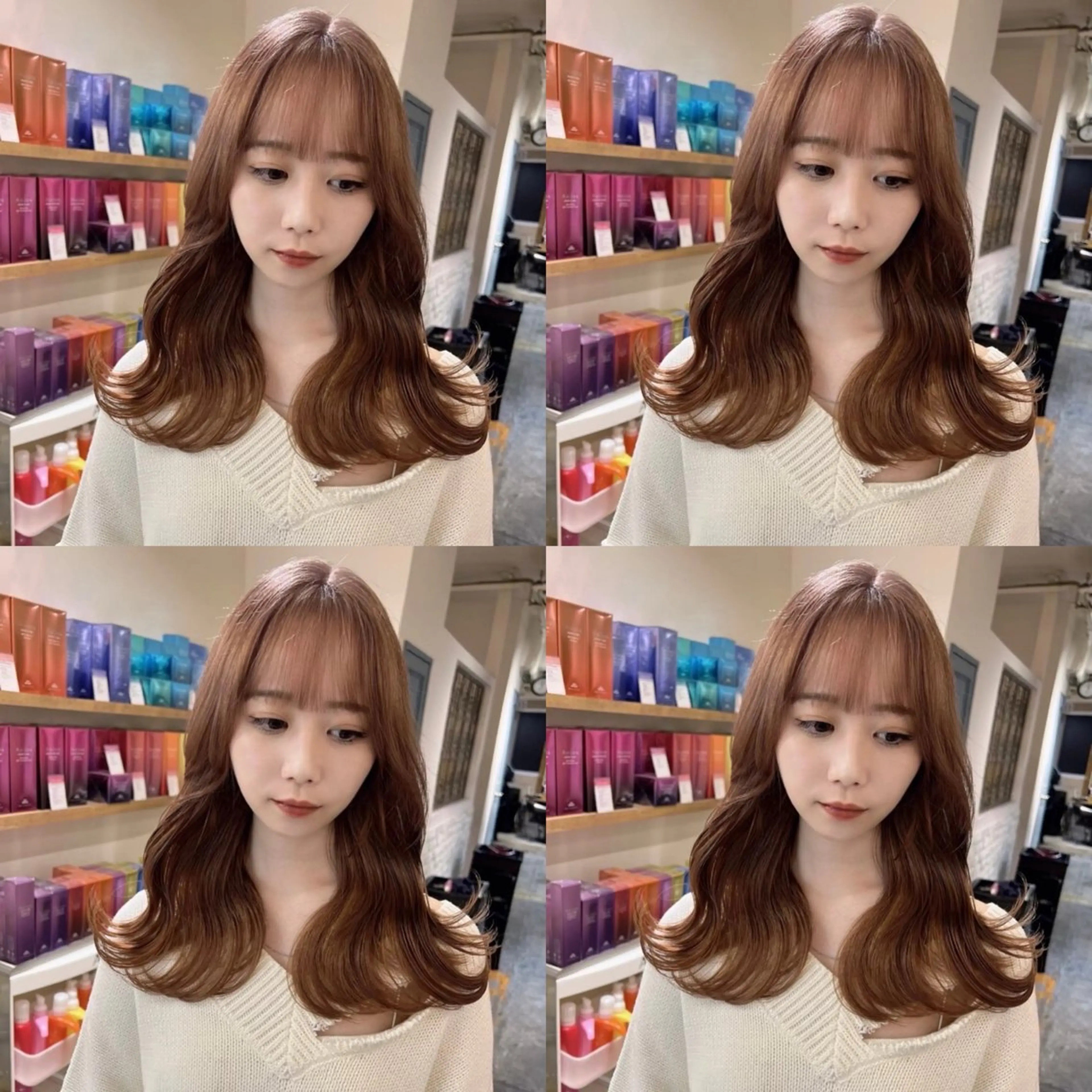 セミロング カラー ✨美髪改善 特化✨ユウヤ🇰🇷のヘアスタイル