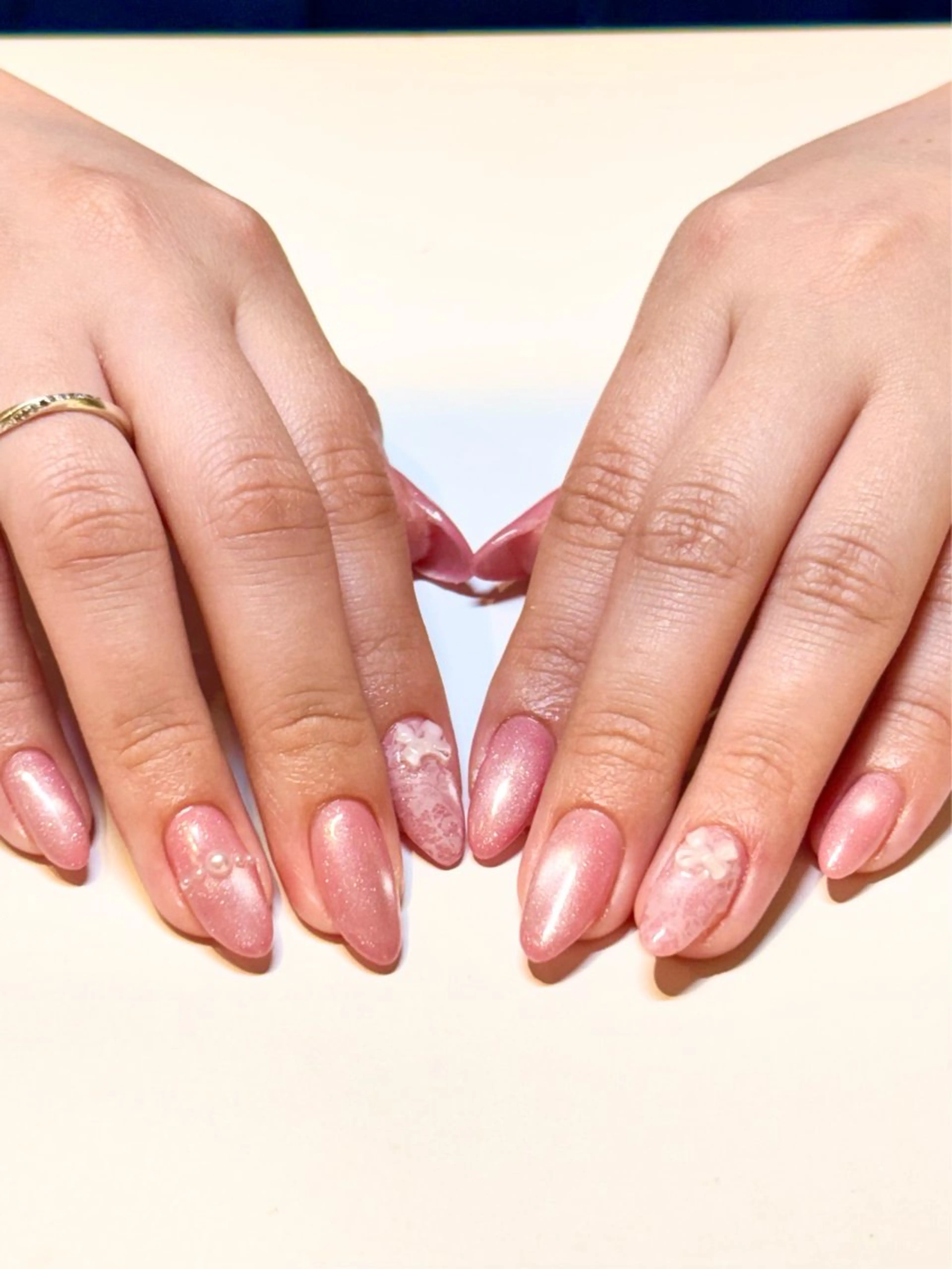 ネイル 持ち込み 春ネイル miyu 🐰のネイルデザイン